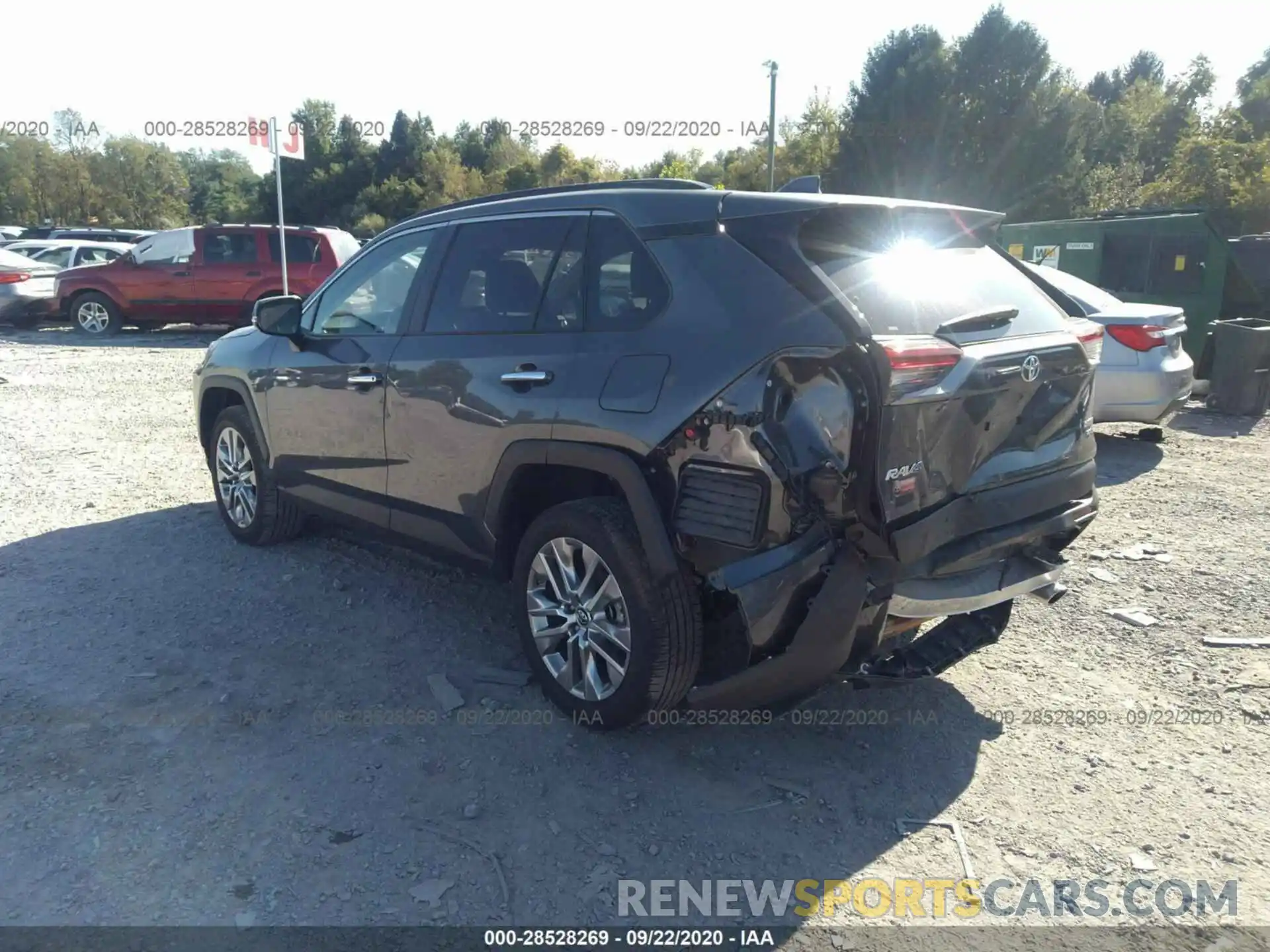 3 Photograph of a damaged car 2T3N1RFV3KC044388 TOYOTA RAV4 2019