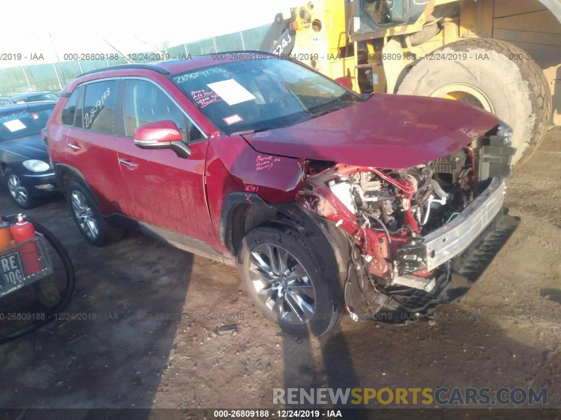 1 Photograph of a damaged car 2T3N1RFV3KW001233 TOYOTA RAV4 2019