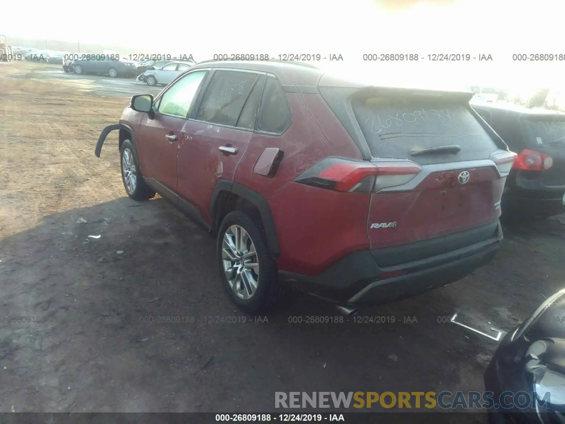 3 Photograph of a damaged car 2T3N1RFV3KW001233 TOYOTA RAV4 2019