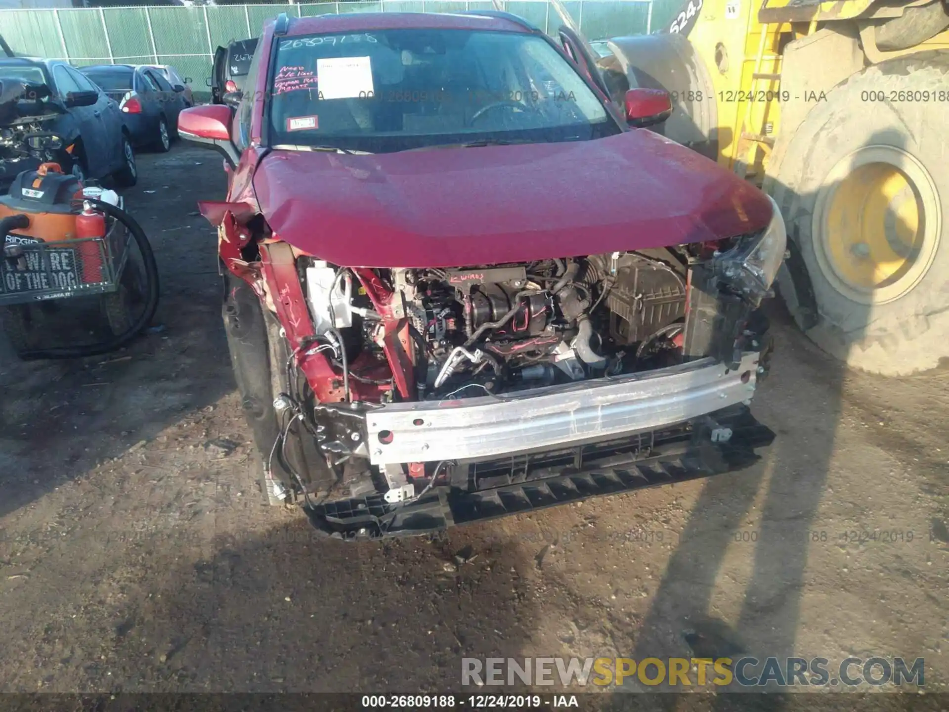 6 Photograph of a damaged car 2T3N1RFV3KW001233 TOYOTA RAV4 2019