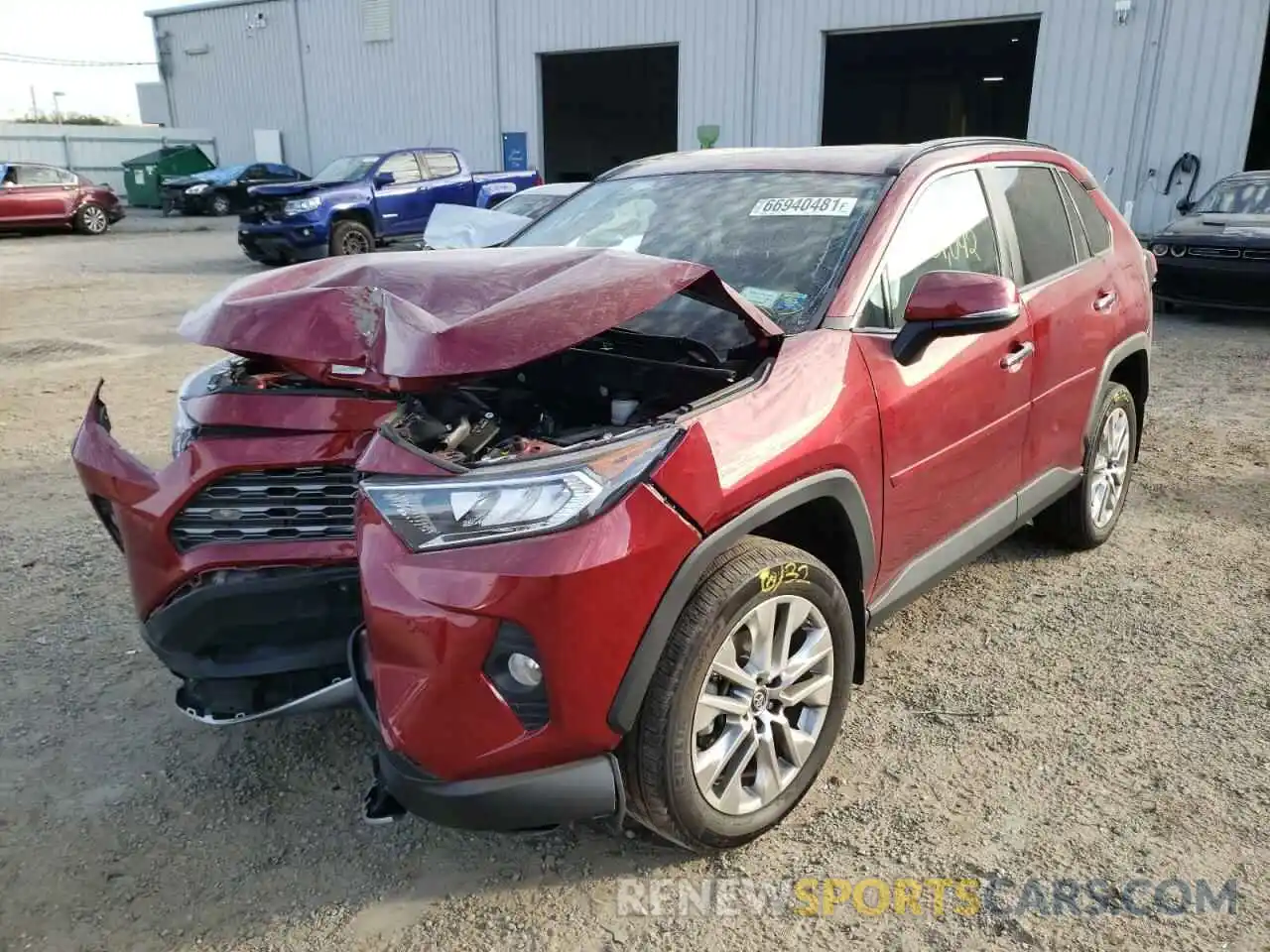 2 Фотография поврежденного автомобиля 2T3N1RFV3KW011227 TOYOTA RAV4 2019