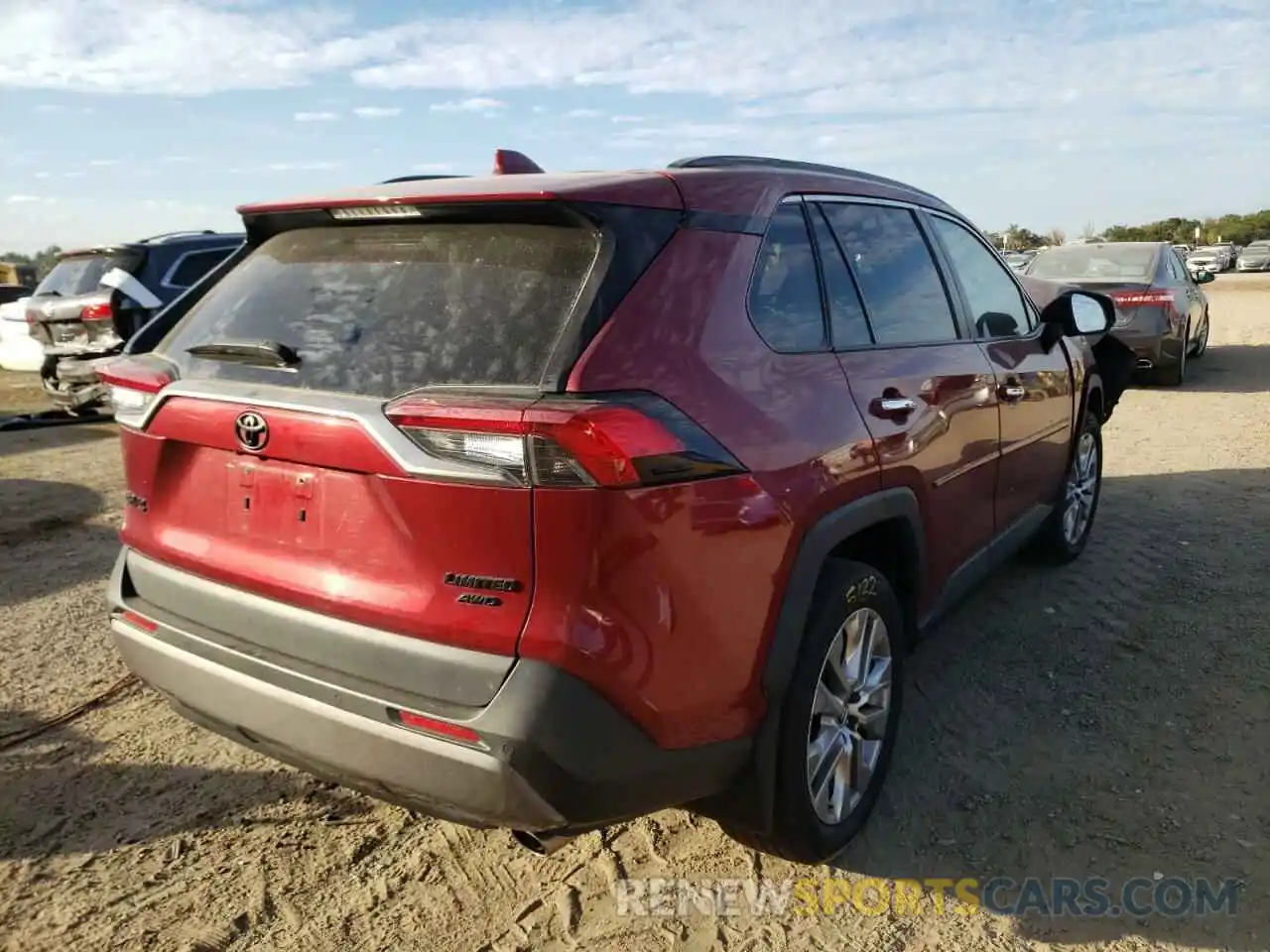 4 Фотография поврежденного автомобиля 2T3N1RFV3KW011227 TOYOTA RAV4 2019