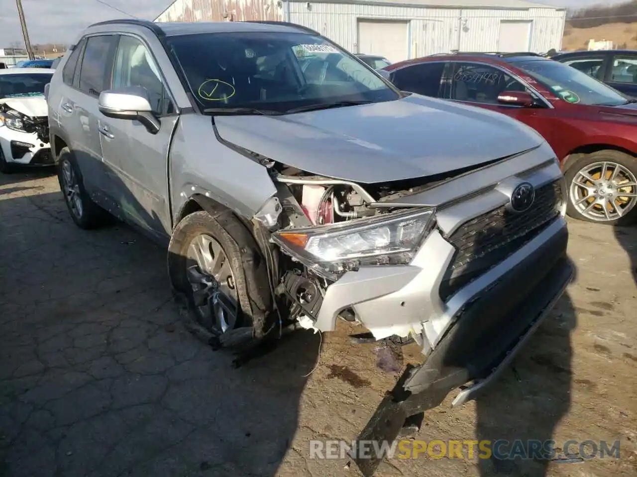 1 Photograph of a damaged car 2T3N1RFV3KW074702 TOYOTA RAV4 2019