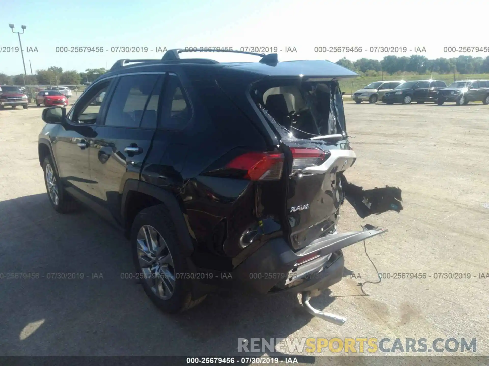 3 Photograph of a damaged car 2T3N1RFV4KC015630 TOYOTA RAV4 2019