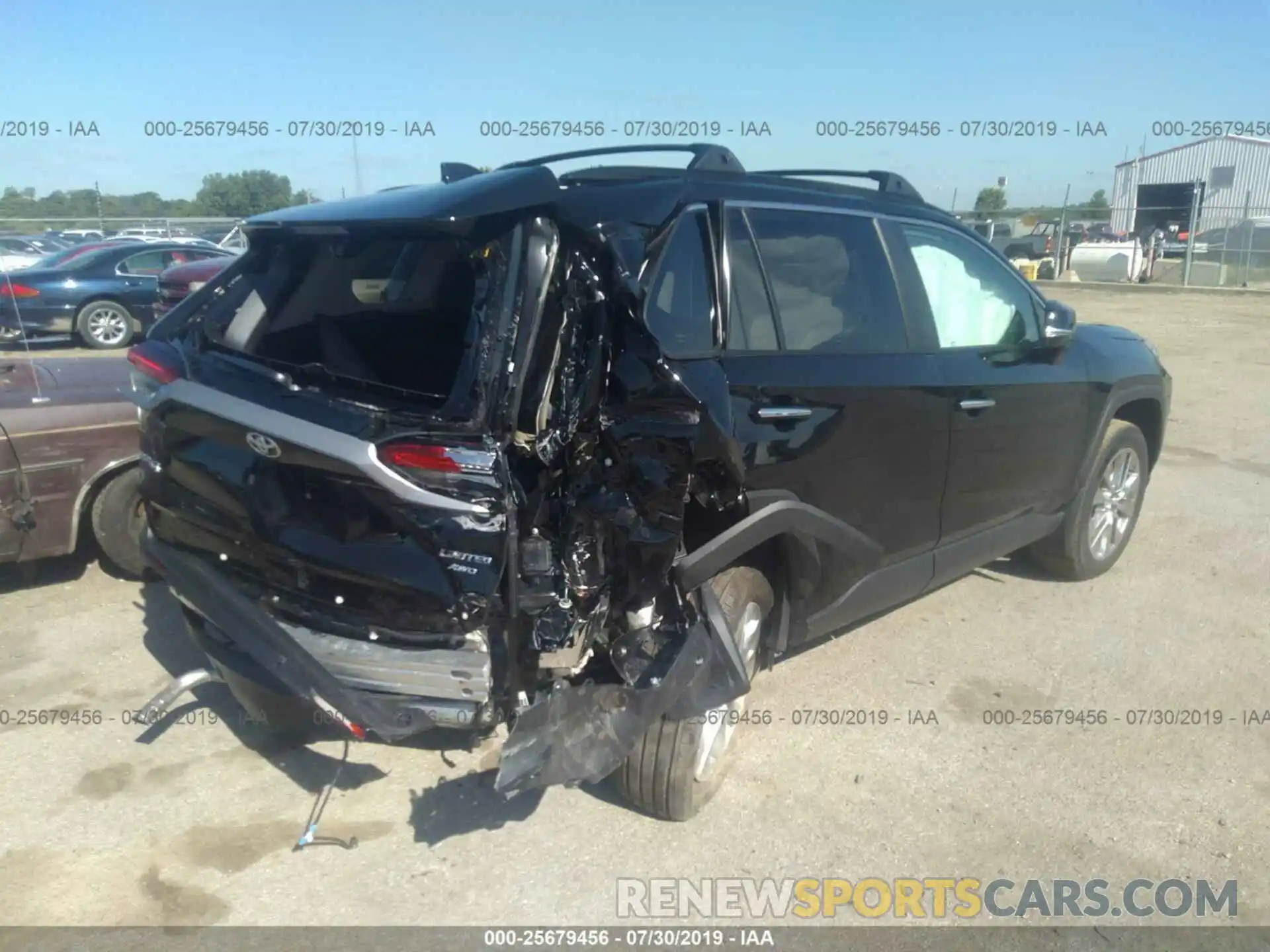 4 Photograph of a damaged car 2T3N1RFV4KC015630 TOYOTA RAV4 2019