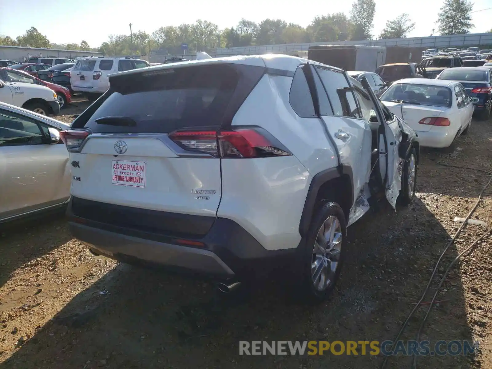 4 Photograph of a damaged car 2T3N1RFV4KC019595 TOYOTA RAV4 2019