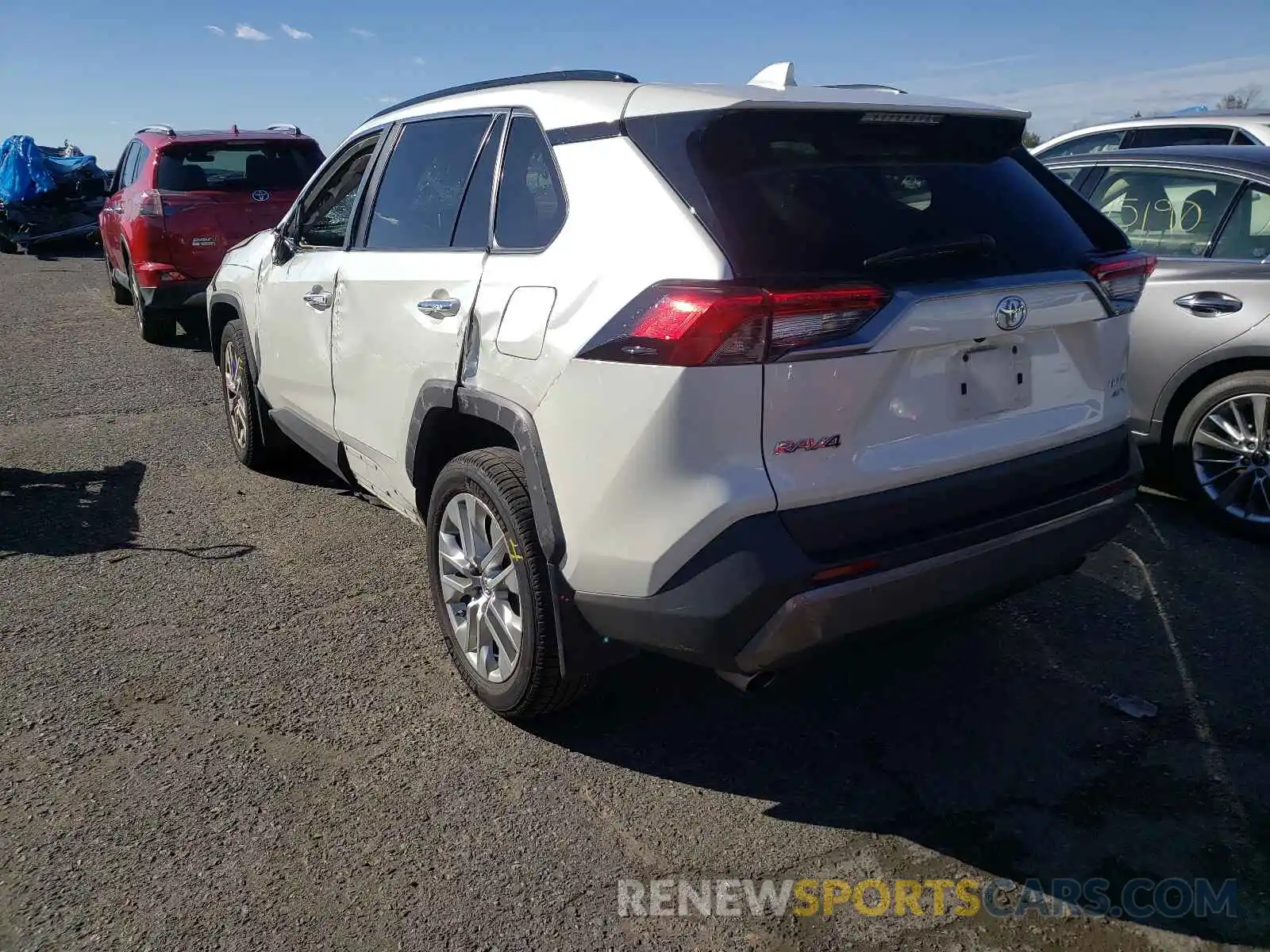 3 Photograph of a damaged car 2T3N1RFV4KC030869 TOYOTA RAV4 2019