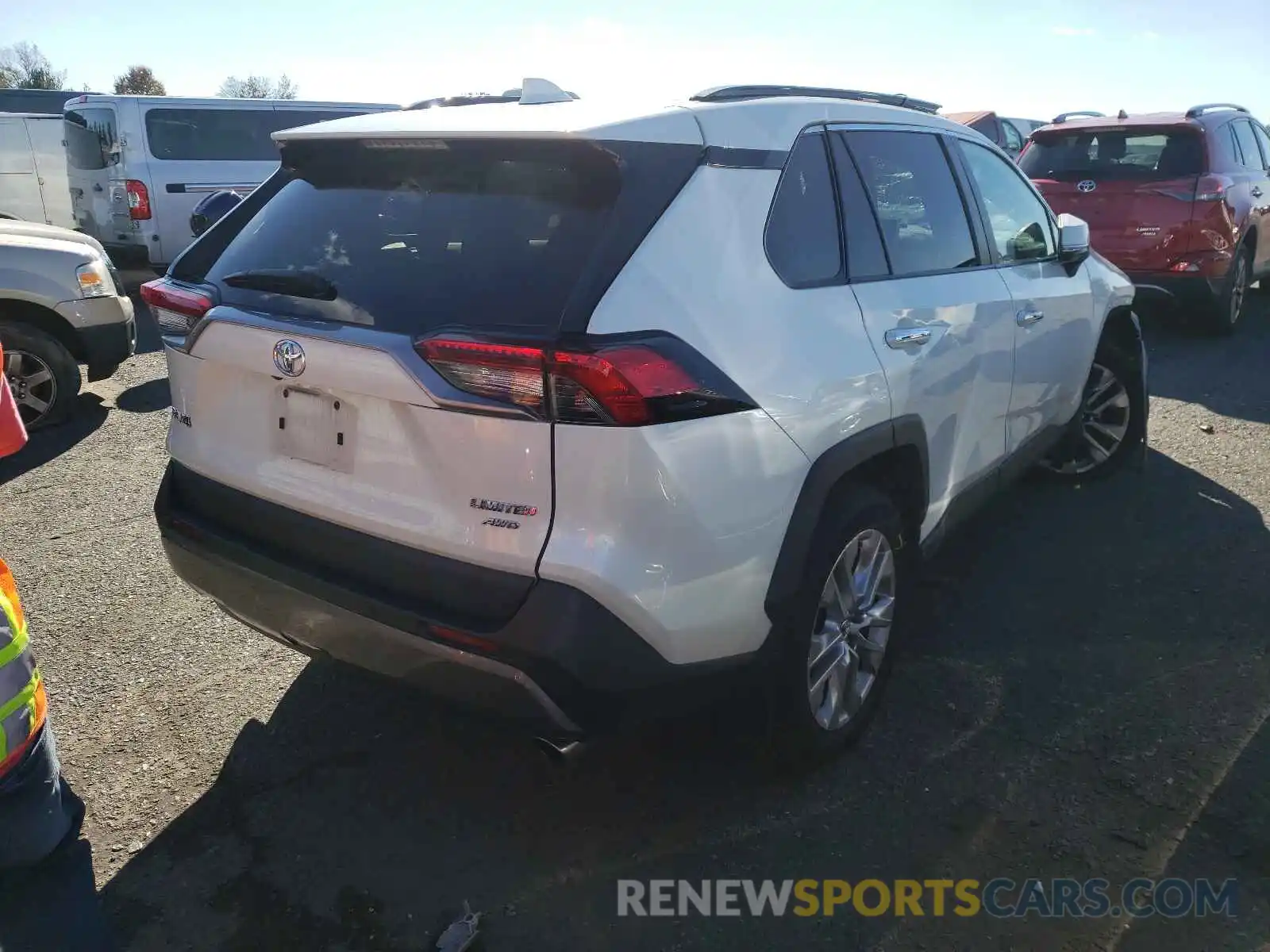 4 Photograph of a damaged car 2T3N1RFV4KC030869 TOYOTA RAV4 2019