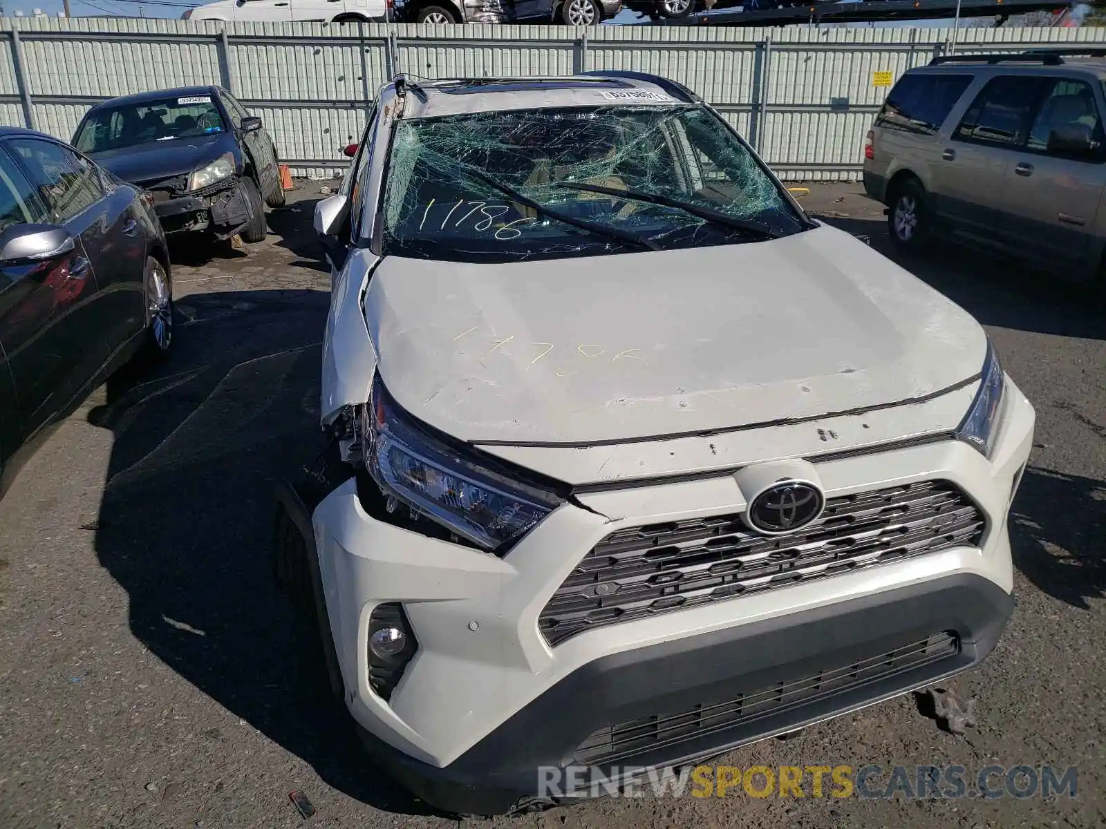 9 Photograph of a damaged car 2T3N1RFV4KC030869 TOYOTA RAV4 2019