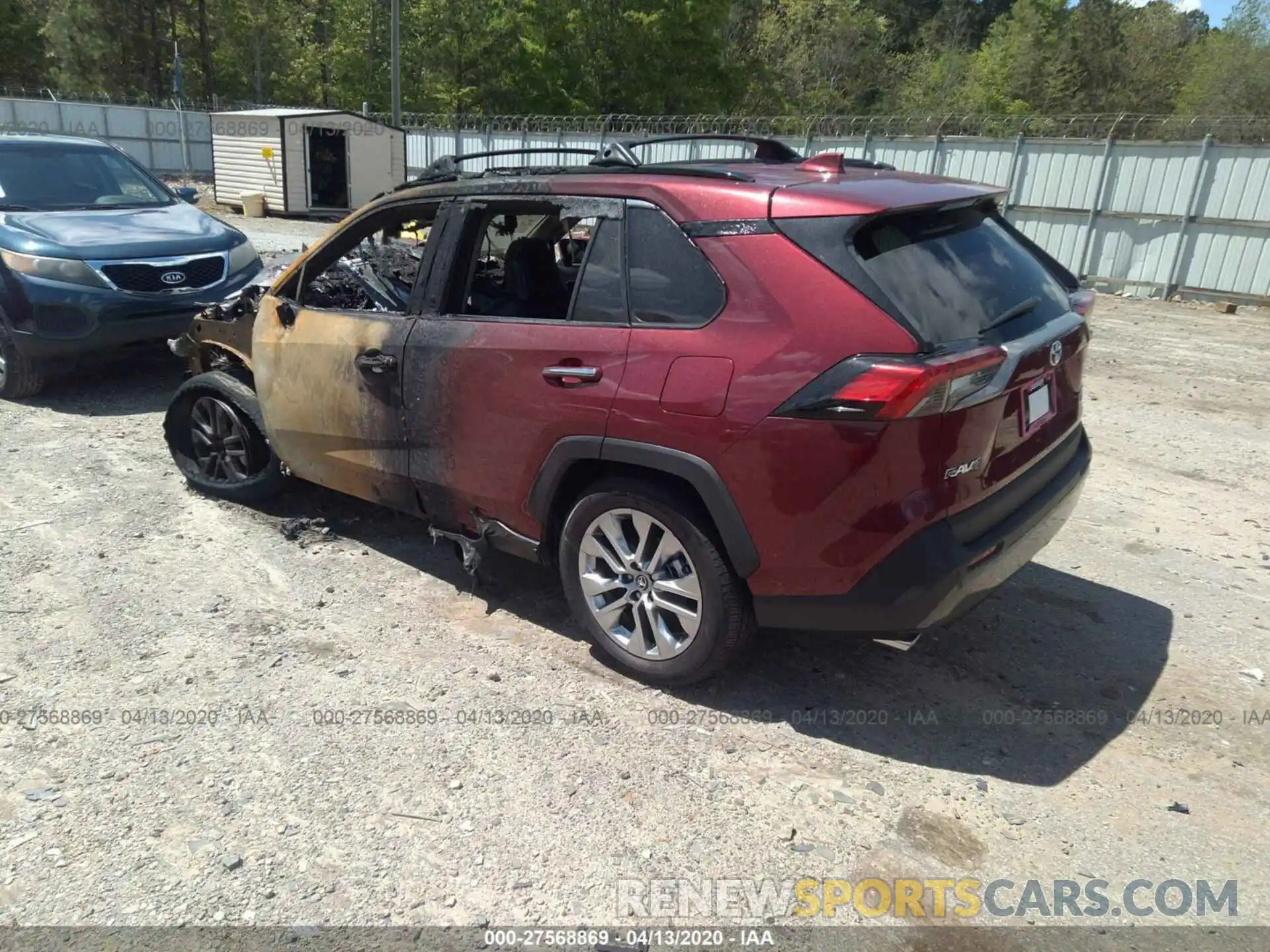 3 Photograph of a damaged car 2T3N1RFV4KC052449 TOYOTA RAV4 2019