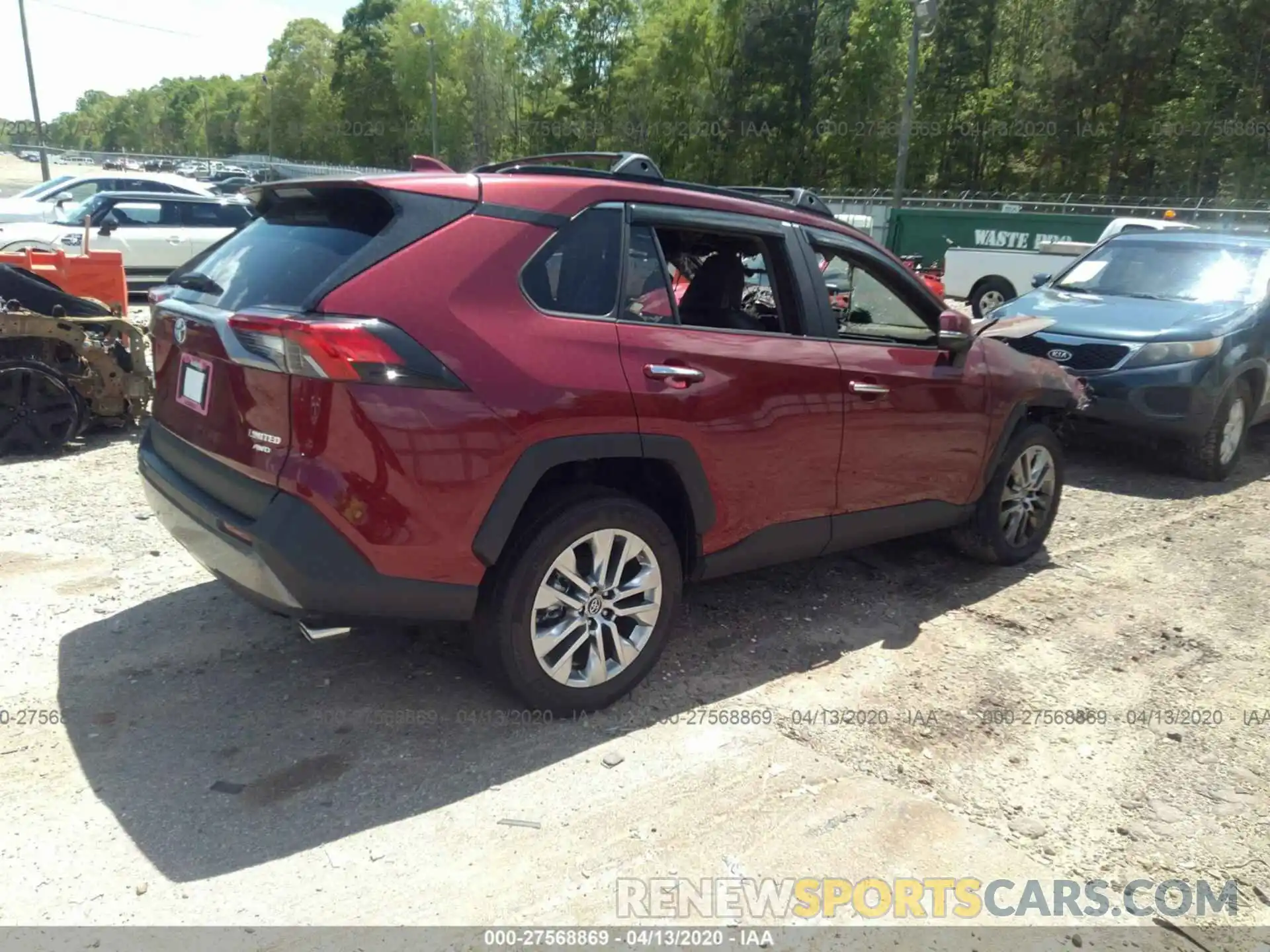 4 Photograph of a damaged car 2T3N1RFV4KC052449 TOYOTA RAV4 2019