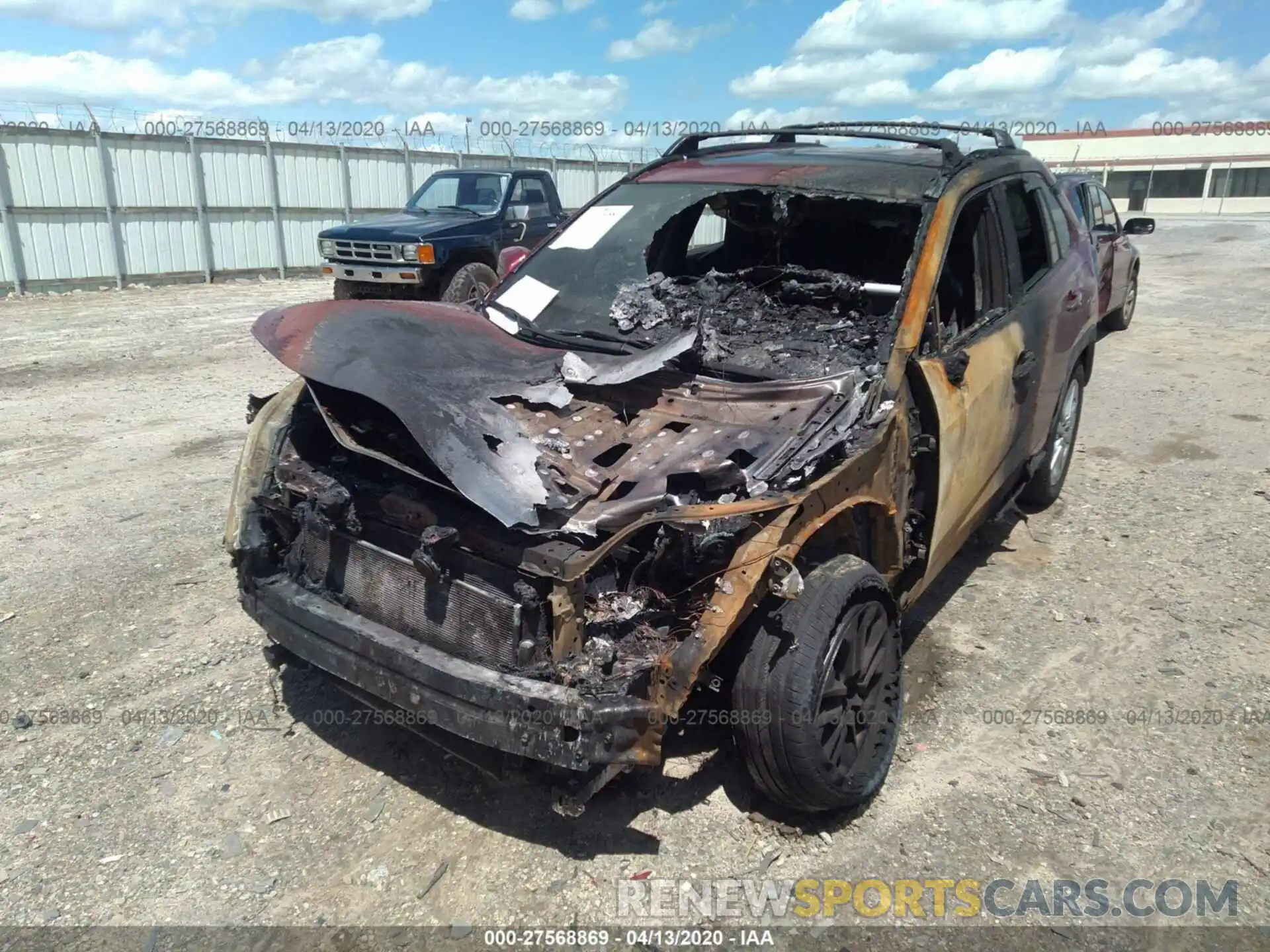 6 Photograph of a damaged car 2T3N1RFV4KC052449 TOYOTA RAV4 2019