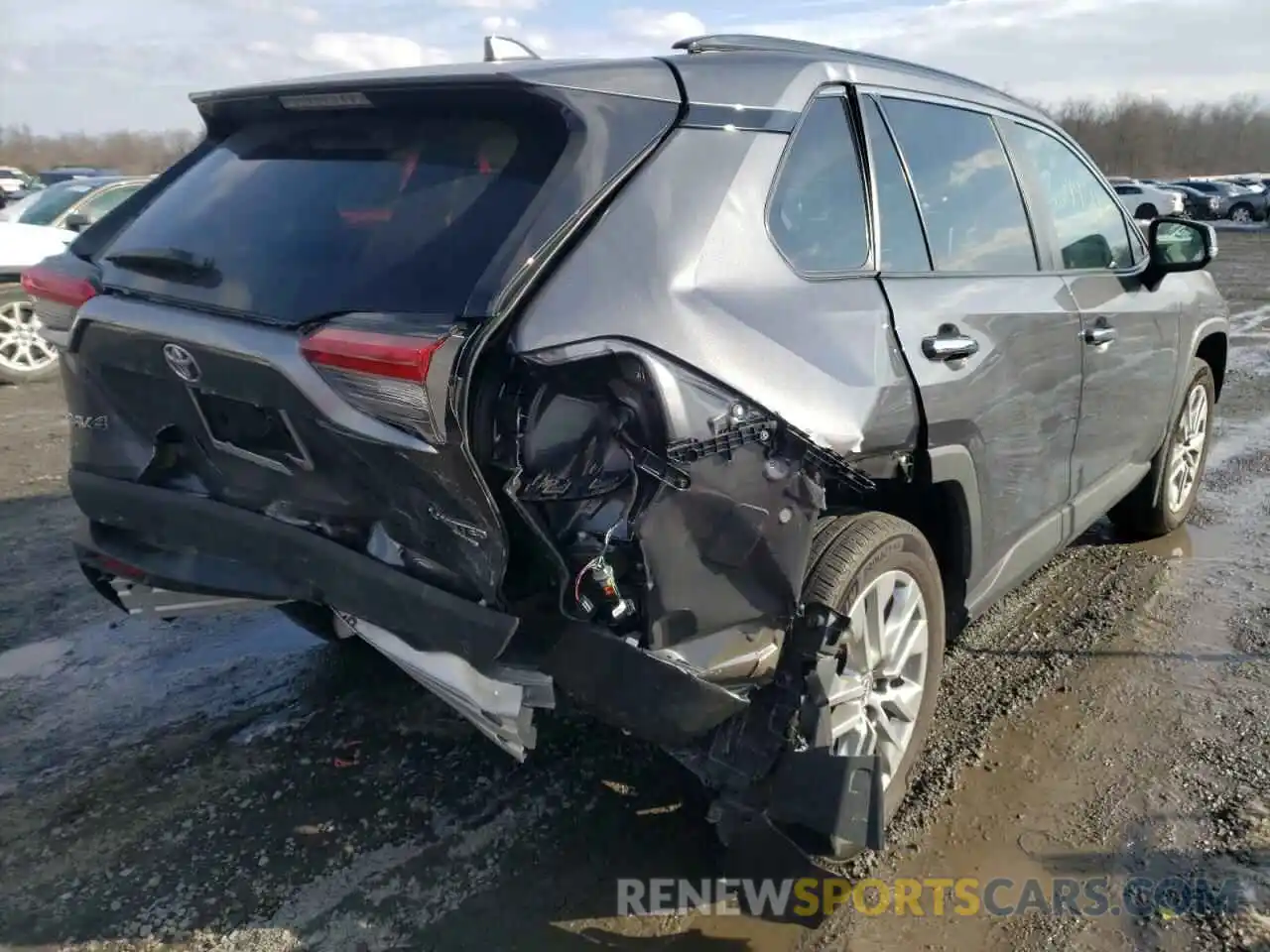 4 Photograph of a damaged car 2T3N1RFV4KC056050 TOYOTA RAV4 2019