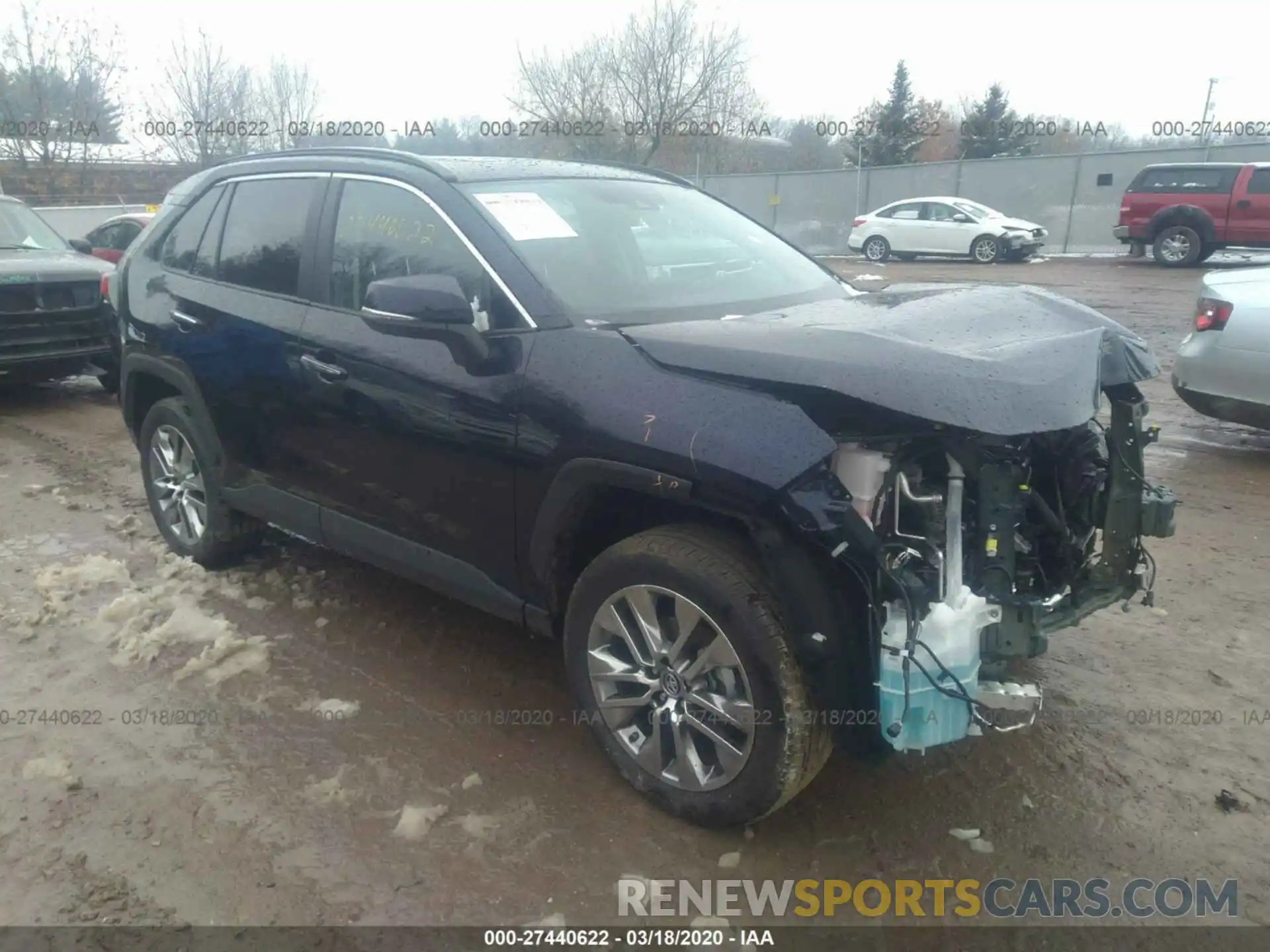 1 Photograph of a damaged car 2T3N1RFV4KW071162 TOYOTA RAV4 2019