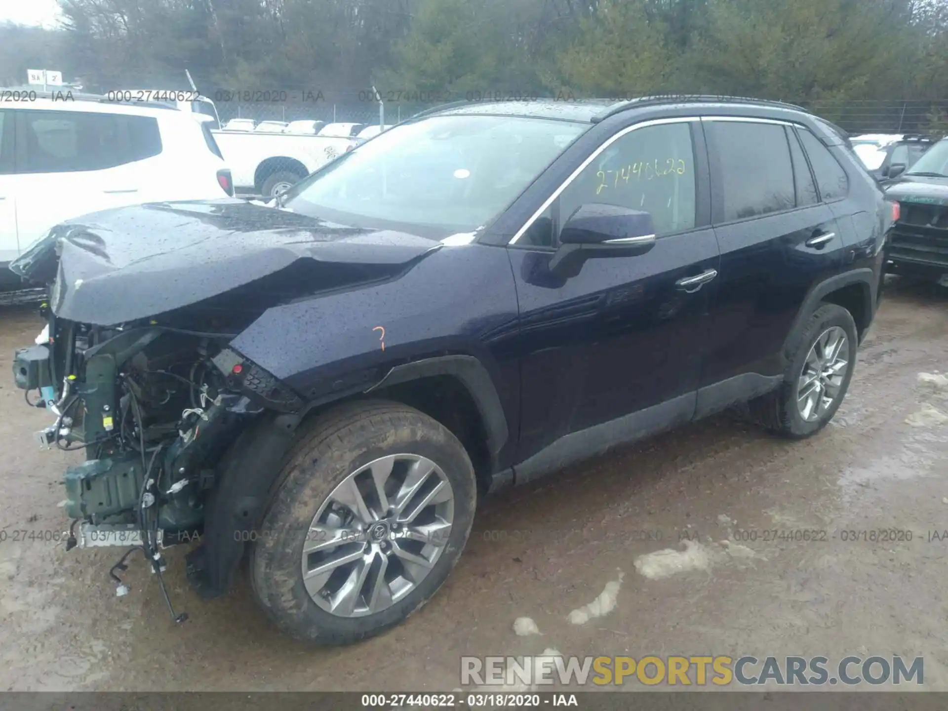 2 Photograph of a damaged car 2T3N1RFV4KW071162 TOYOTA RAV4 2019