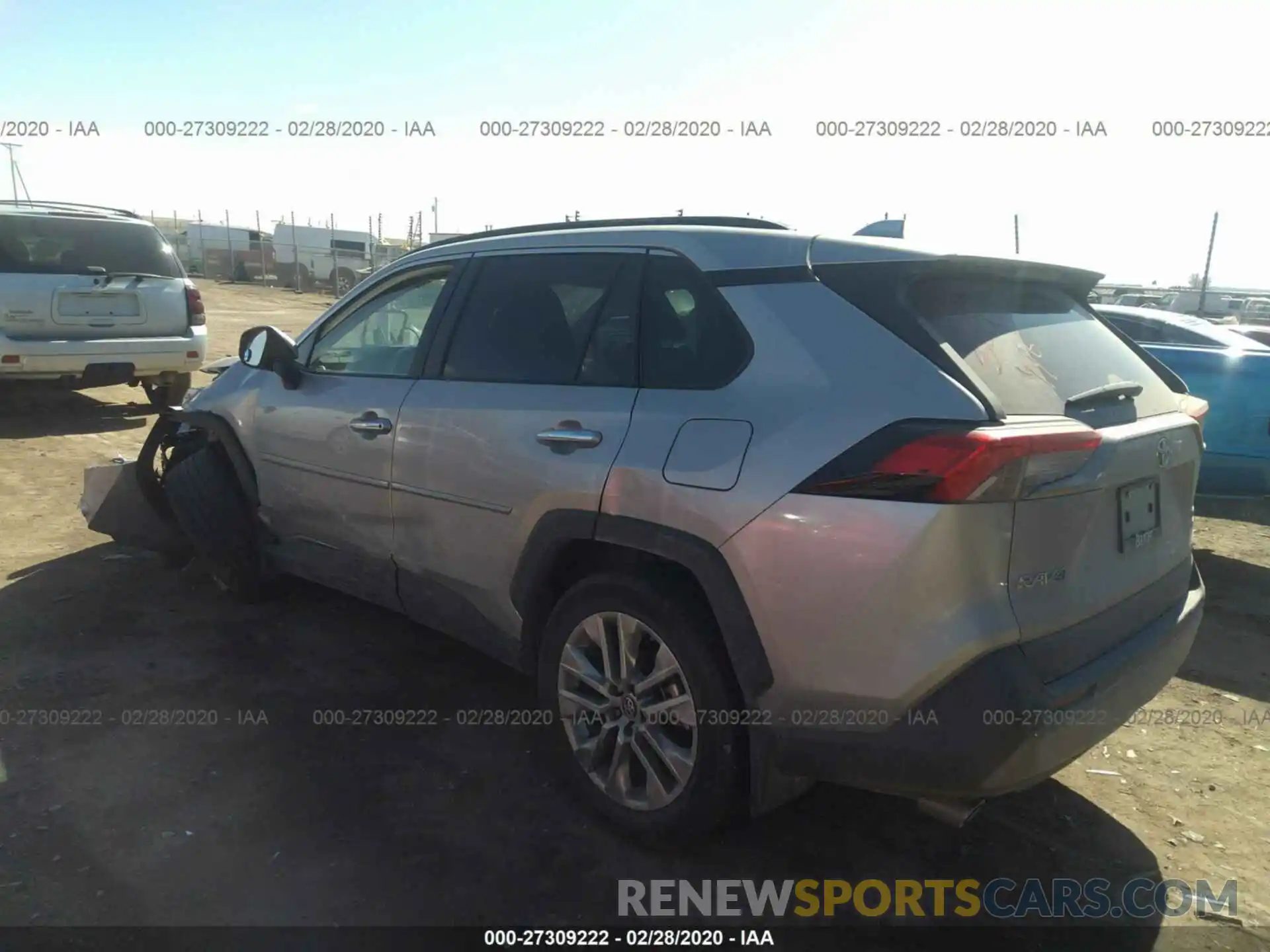 3 Photograph of a damaged car 2T3N1RFV5KC011392 TOYOTA RAV4 2019