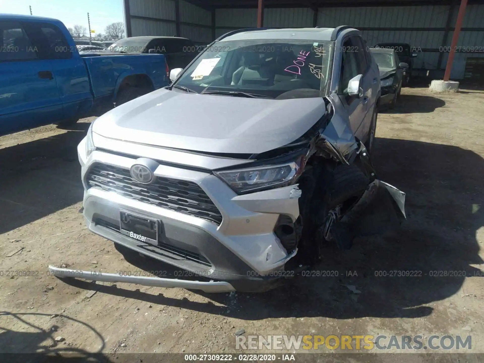 6 Photograph of a damaged car 2T3N1RFV5KC011392 TOYOTA RAV4 2019