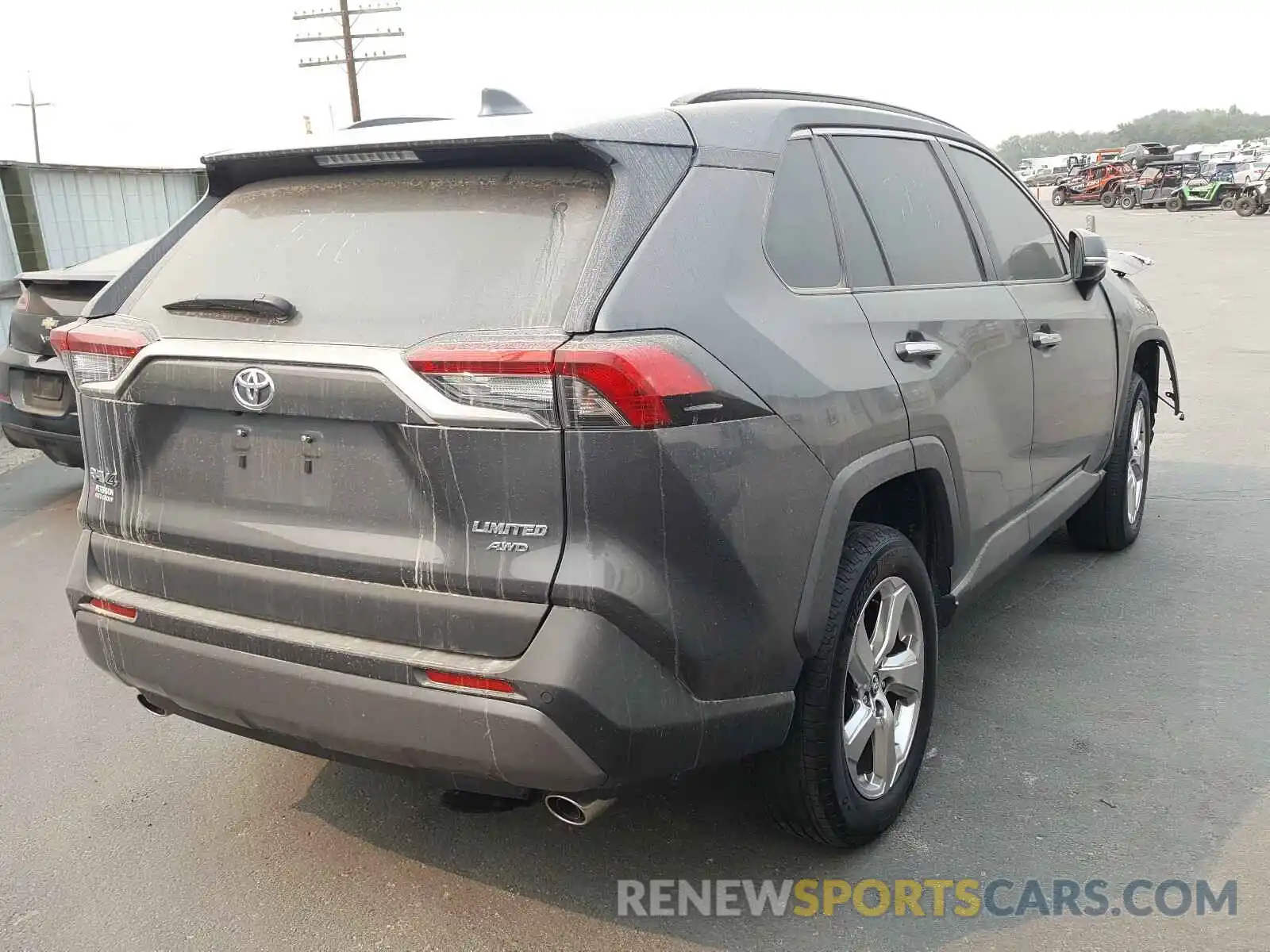 4 Photograph of a damaged car 2T3N1RFV5KC024370 TOYOTA RAV4 2019