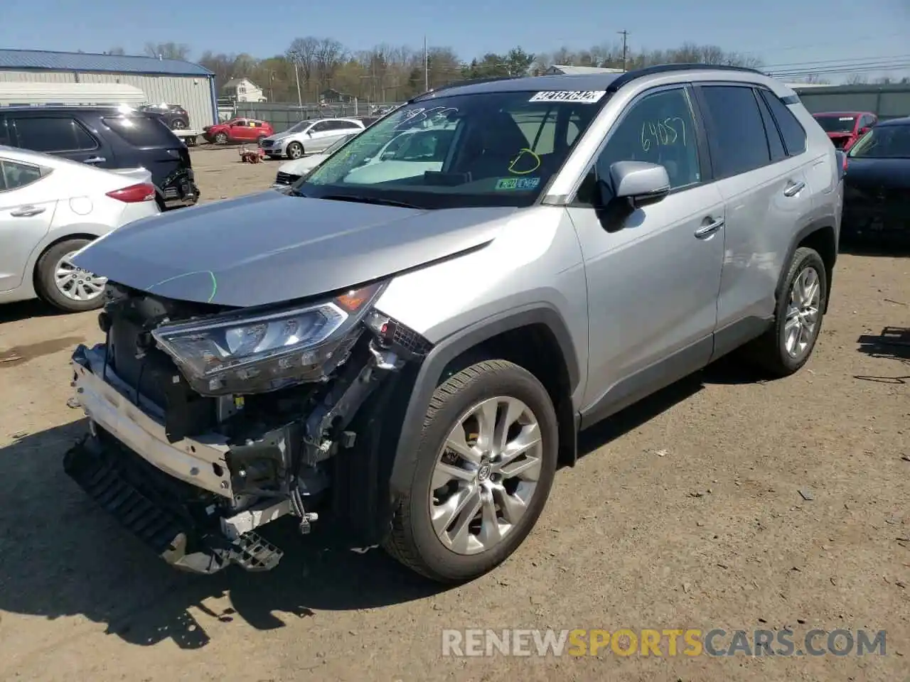 2 Photograph of a damaged car 2T3N1RFV5KC031562 TOYOTA RAV4 2019