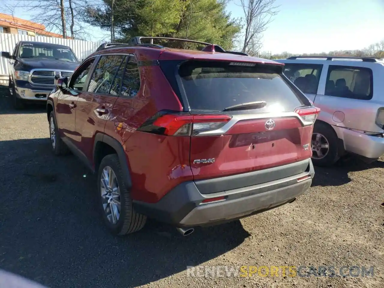 3 Photograph of a damaged car 2T3N1RFV5KC042996 TOYOTA RAV4 2019