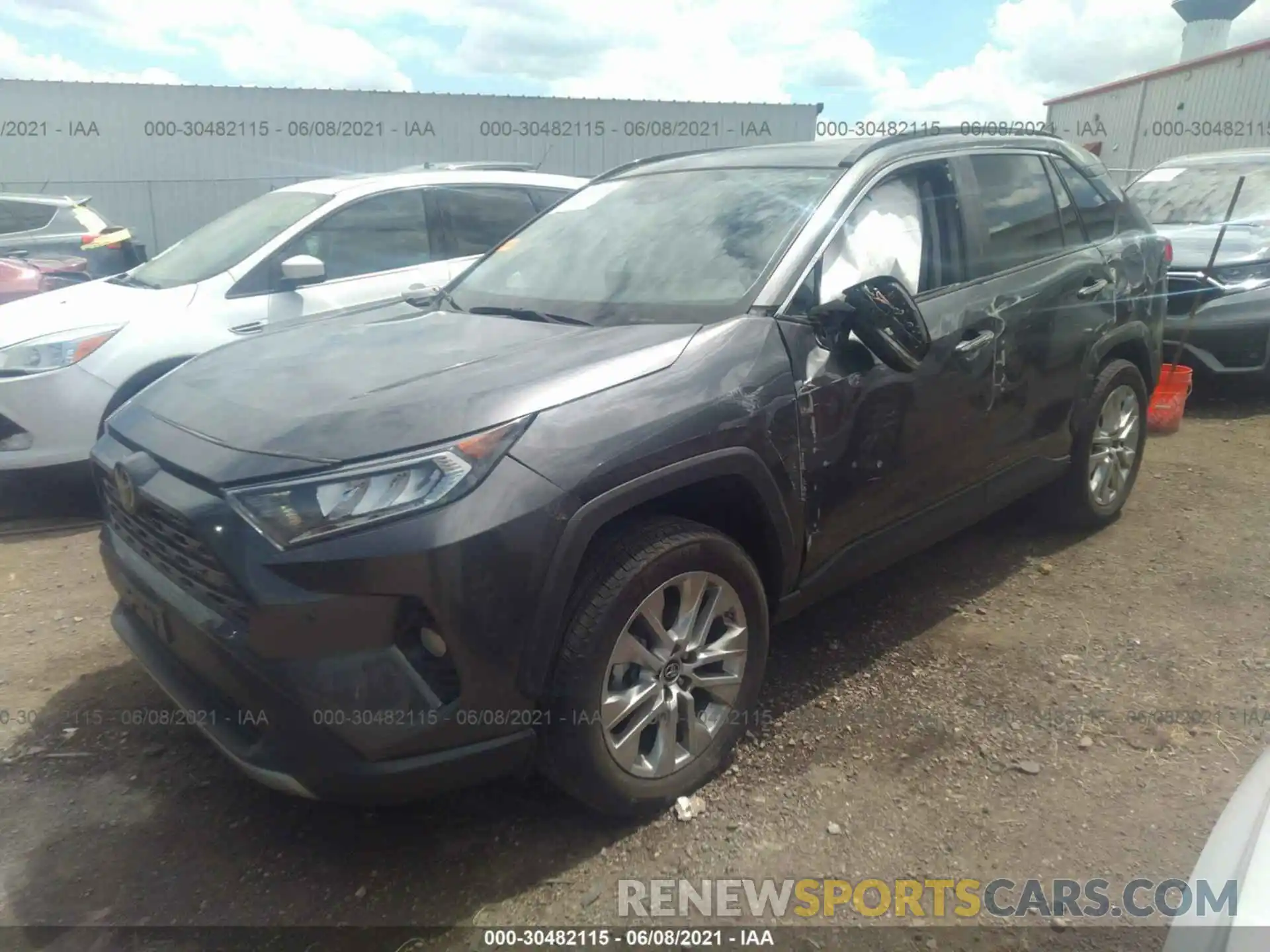 2 Фотография поврежденного автомобиля 2T3N1RFV5KC049494 TOYOTA RAV4 2019