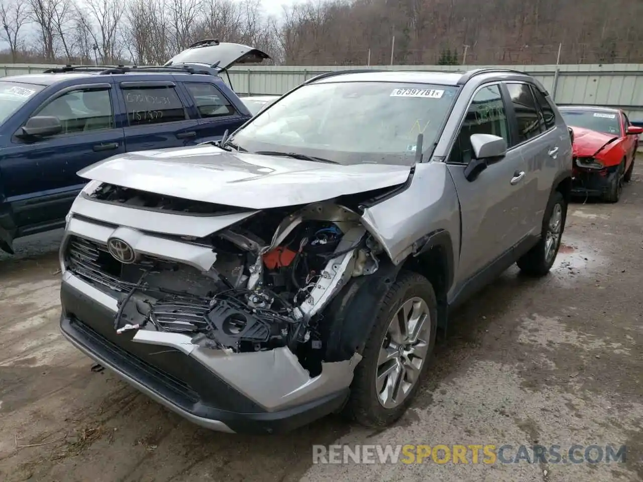 2 Фотография поврежденного автомобиля 2T3N1RFV6KC017606 TOYOTA RAV4 2019