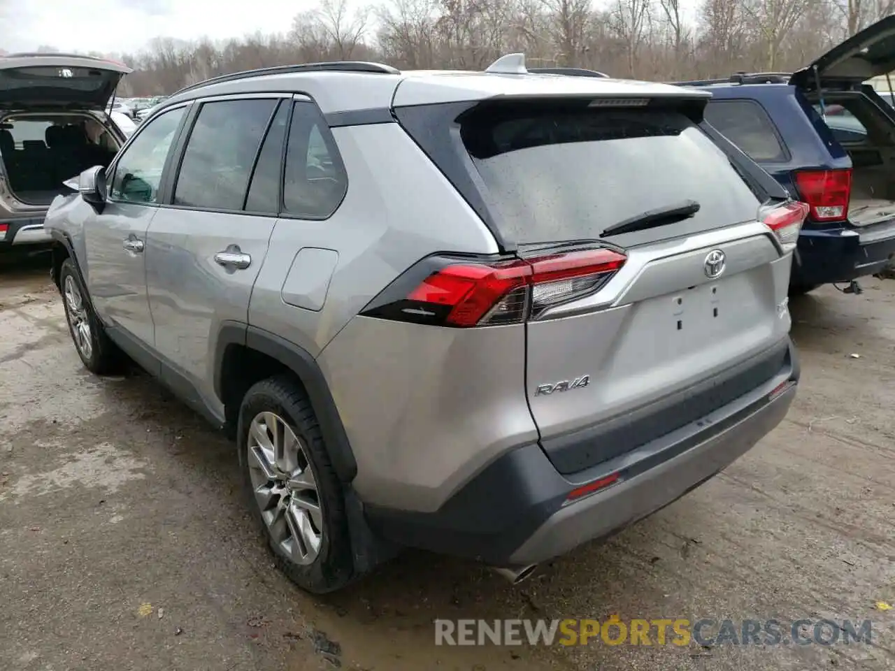 3 Photograph of a damaged car 2T3N1RFV6KC017606 TOYOTA RAV4 2019