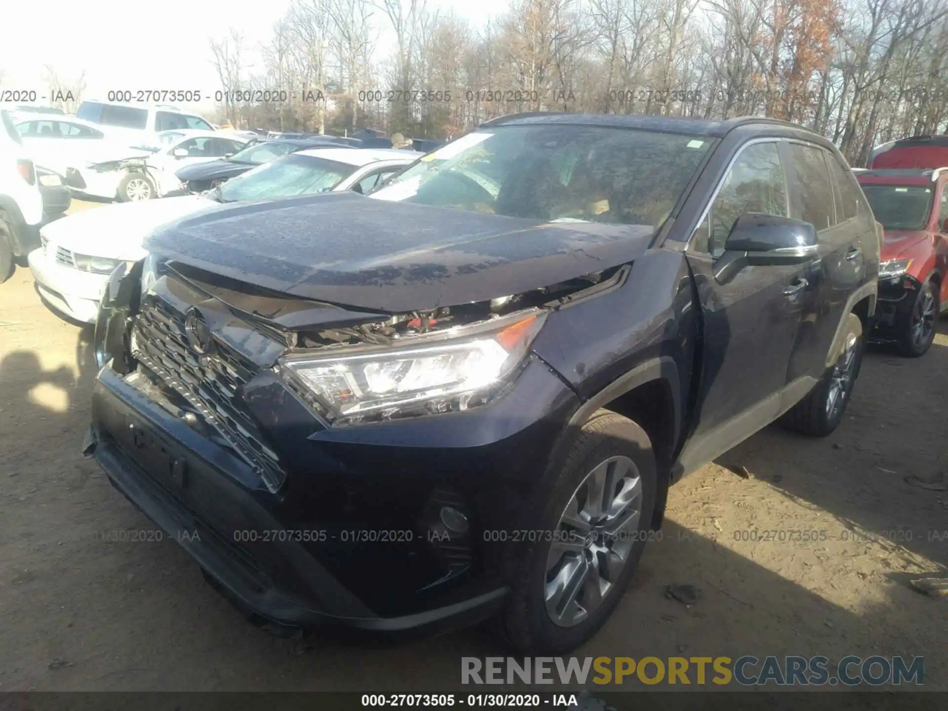 2 Photograph of a damaged car 2T3N1RFV6KW017569 TOYOTA RAV4 2019