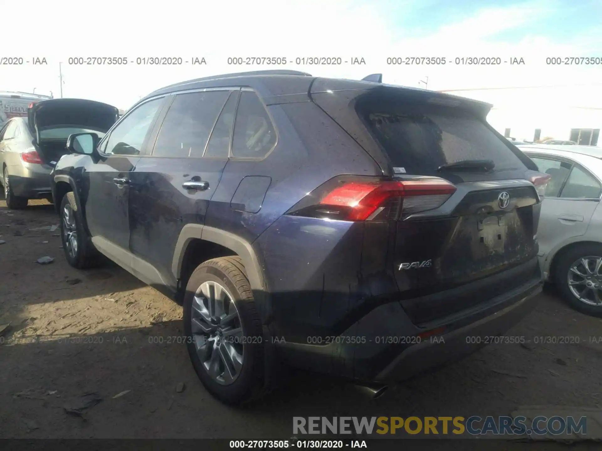 3 Photograph of a damaged car 2T3N1RFV6KW017569 TOYOTA RAV4 2019