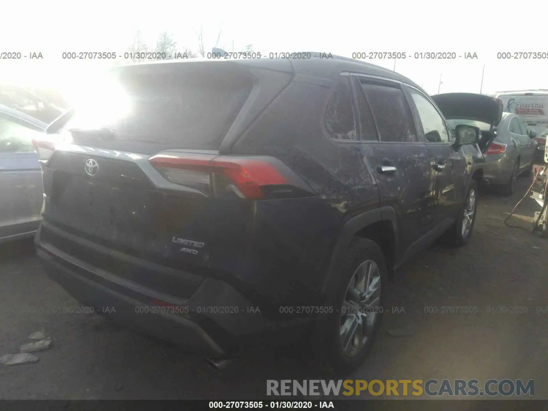 4 Photograph of a damaged car 2T3N1RFV6KW017569 TOYOTA RAV4 2019