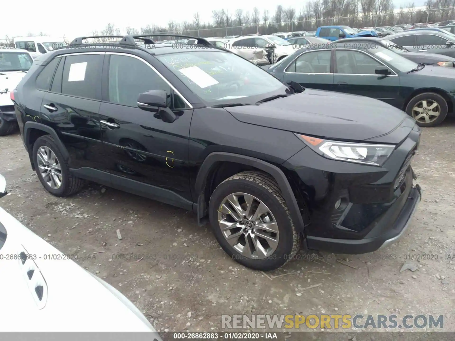 1 Фотография поврежденного автомобиля 2T3N1RFV6KW046831 TOYOTA RAV4 2019