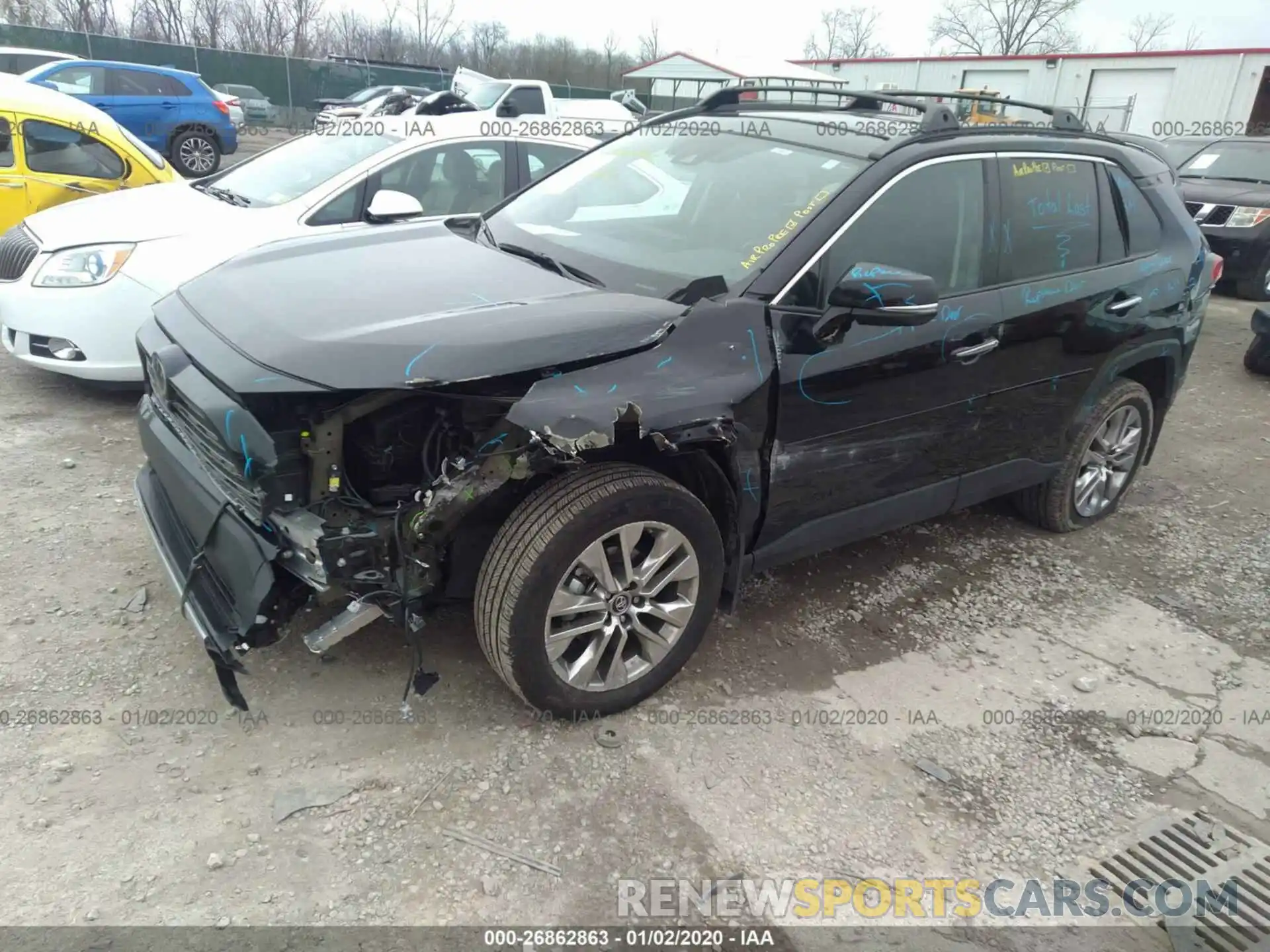 2 Фотография поврежденного автомобиля 2T3N1RFV6KW046831 TOYOTA RAV4 2019