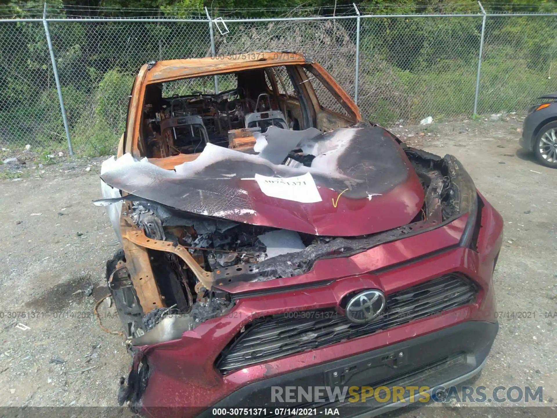 6 Photograph of a damaged car 2T3N1RFV6KW068439 TOYOTA RAV4 2019