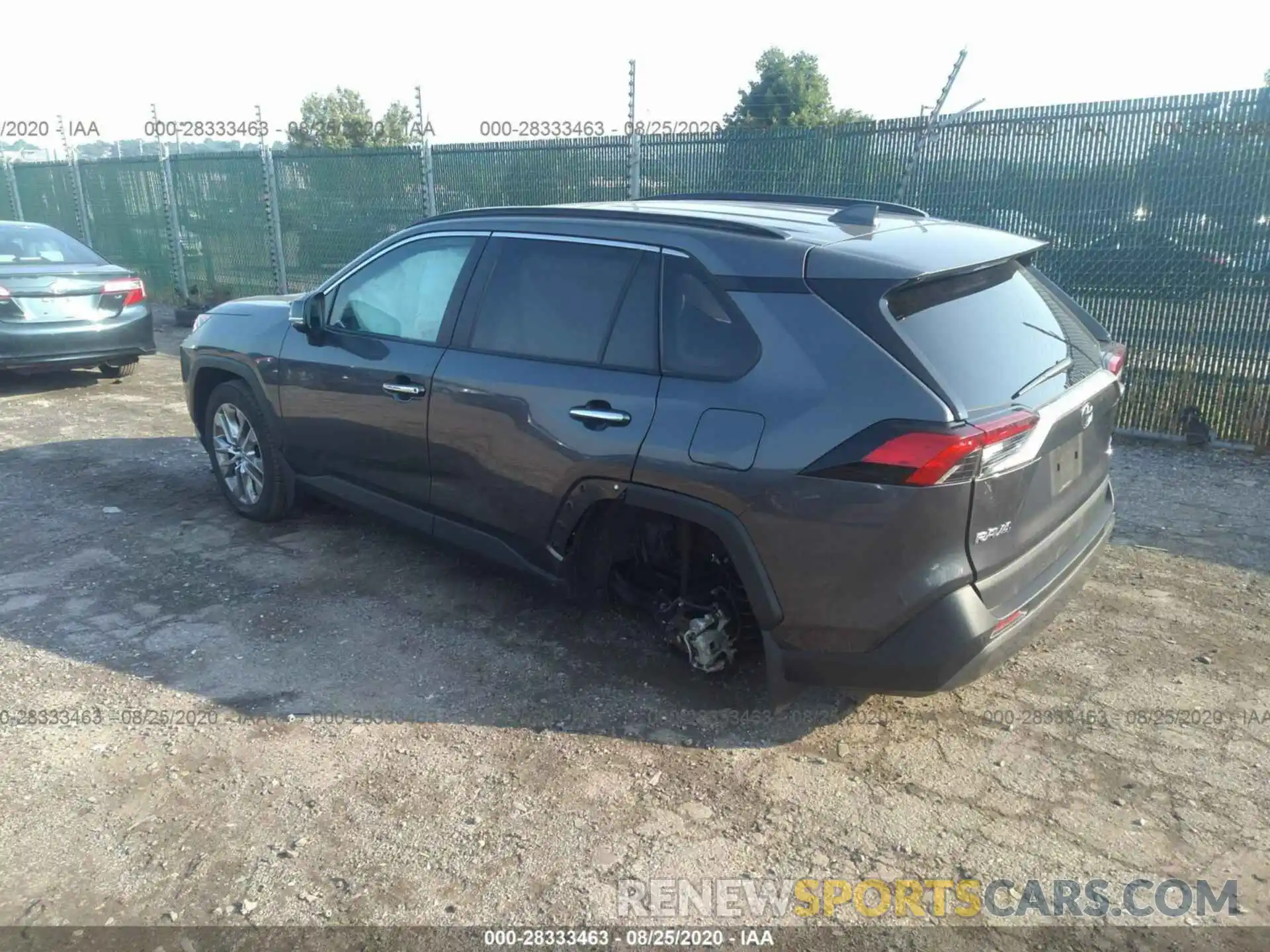 3 Photograph of a damaged car 2T3N1RFV7KC043227 TOYOTA RAV4 2019