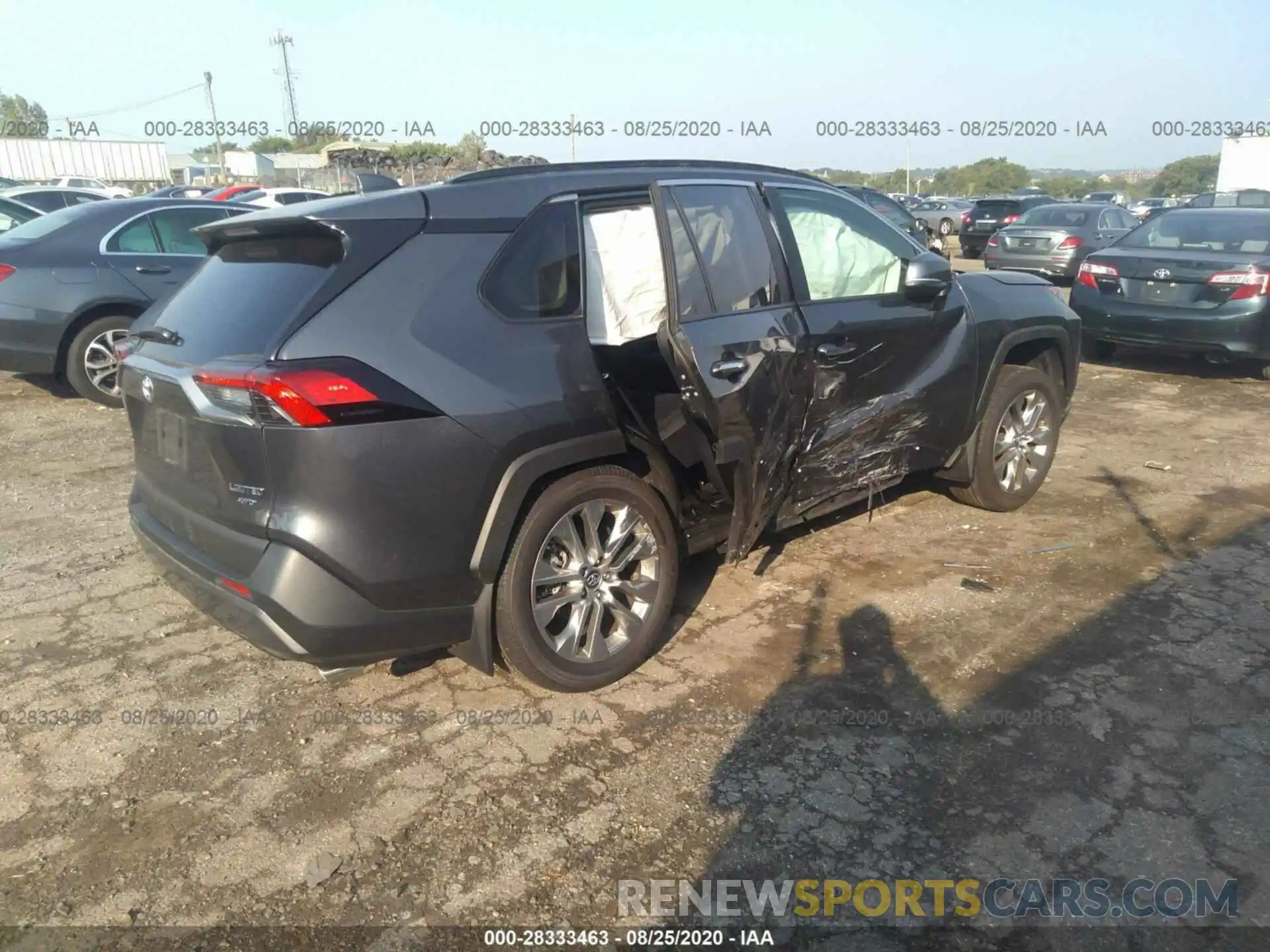 4 Photograph of a damaged car 2T3N1RFV7KC043227 TOYOTA RAV4 2019