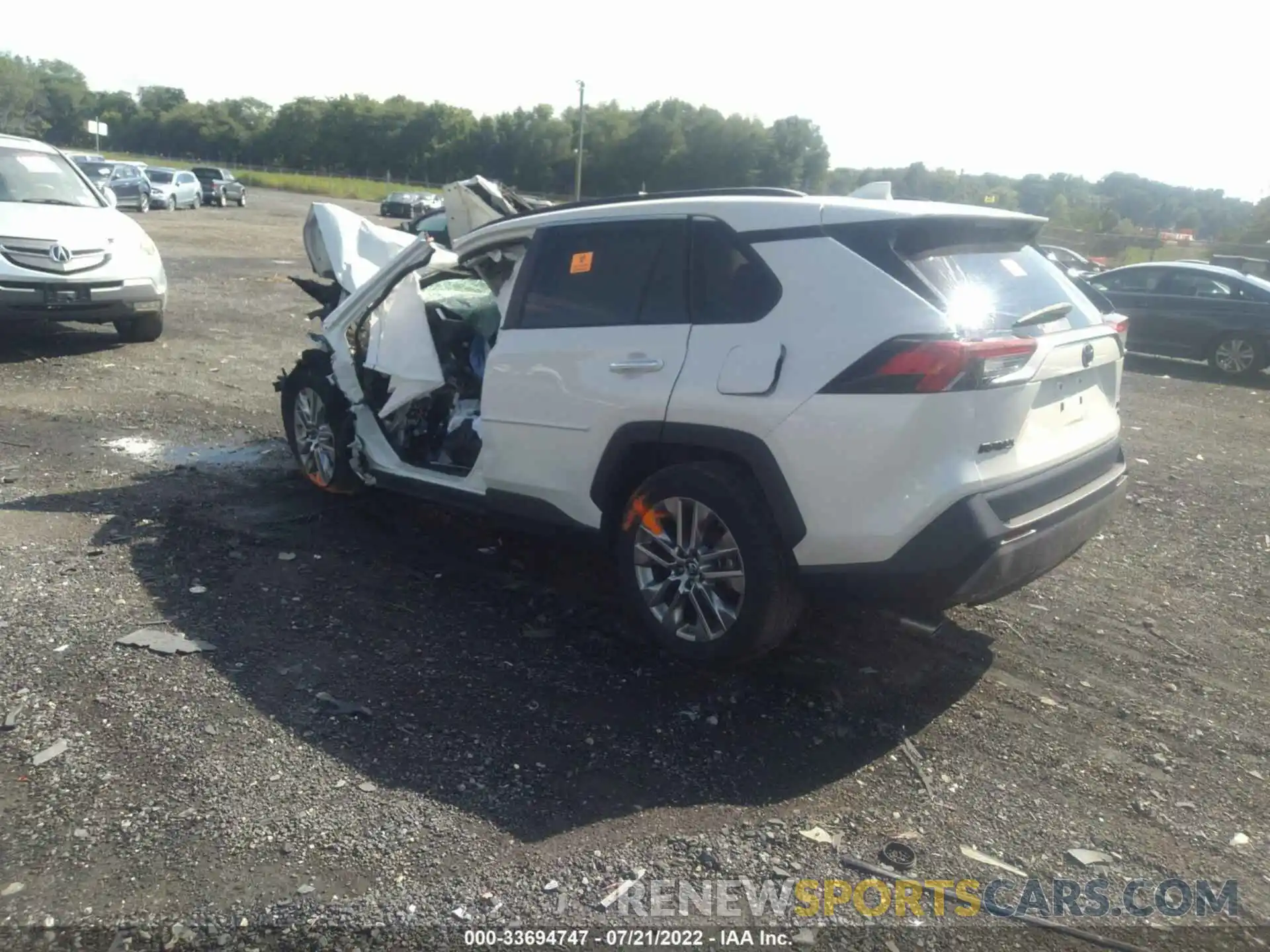 3 Photograph of a damaged car 2T3N1RFV7KC059587 TOYOTA RAV4 2019