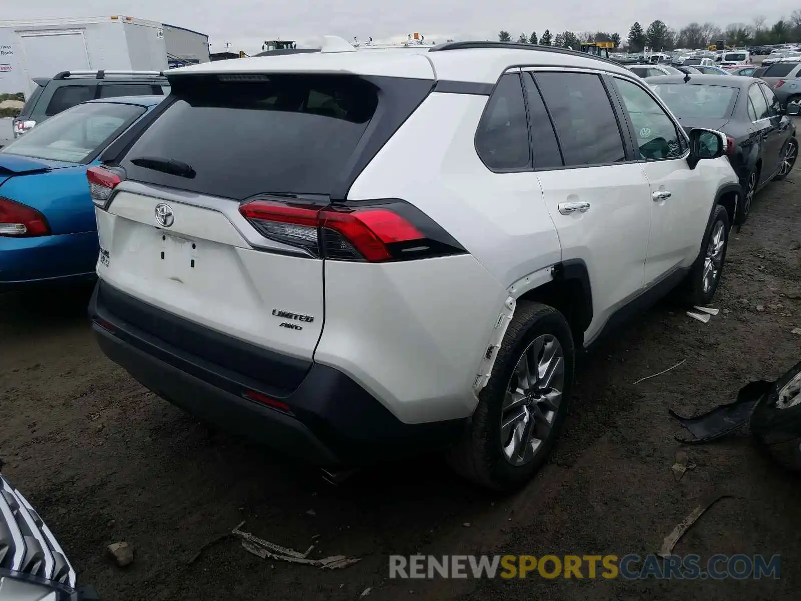 4 Photograph of a damaged car 2T3N1RFV7KW018391 TOYOTA RAV4 2019