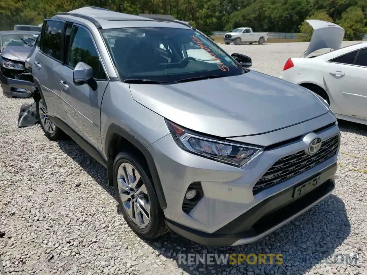 1 Photograph of a damaged car 2T3N1RFV7KW035997 TOYOTA RAV4 2019