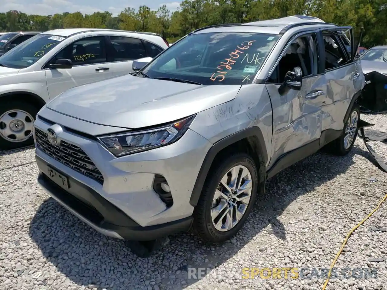 2 Photograph of a damaged car 2T3N1RFV7KW035997 TOYOTA RAV4 2019