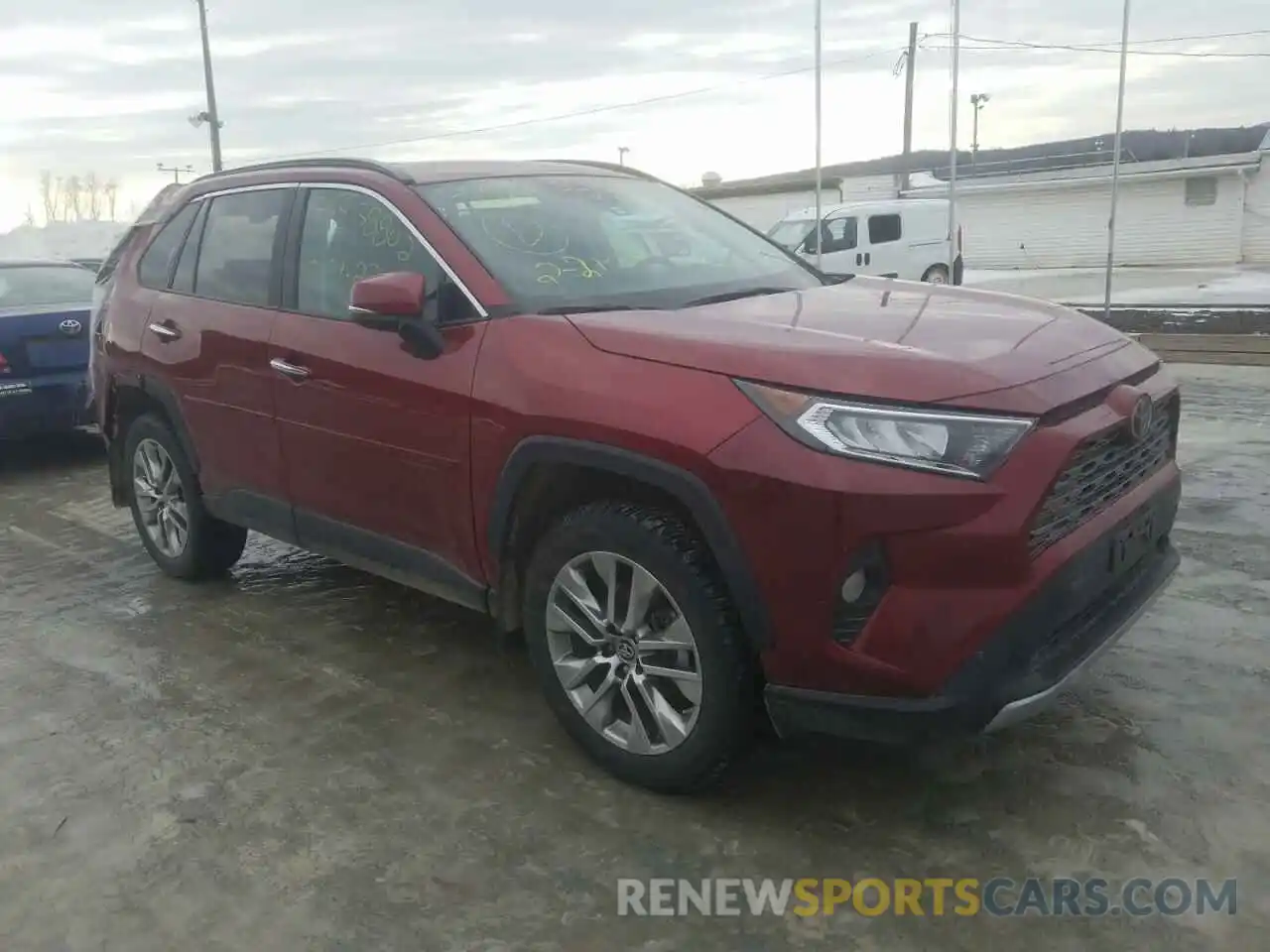 1 Photograph of a damaged car 2T3N1RFV8KC018885 TOYOTA RAV4 2019