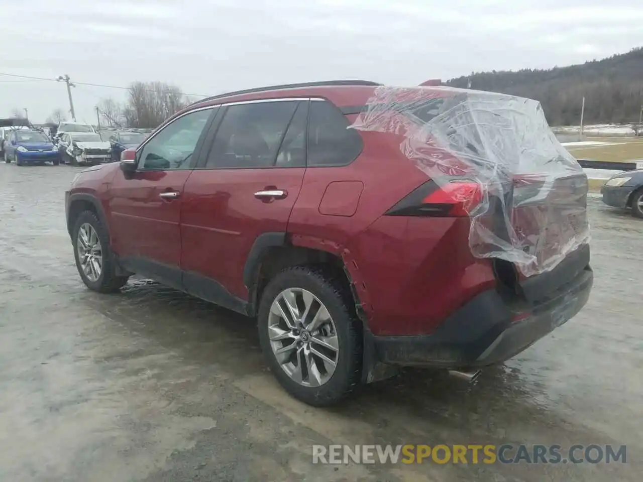 3 Photograph of a damaged car 2T3N1RFV8KC018885 TOYOTA RAV4 2019