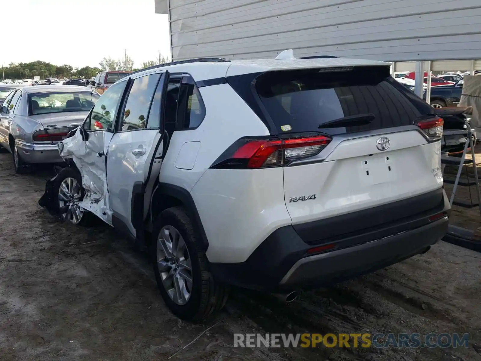 3 Photograph of a damaged car 2T3N1RFV8KC039347 TOYOTA RAV4 2019