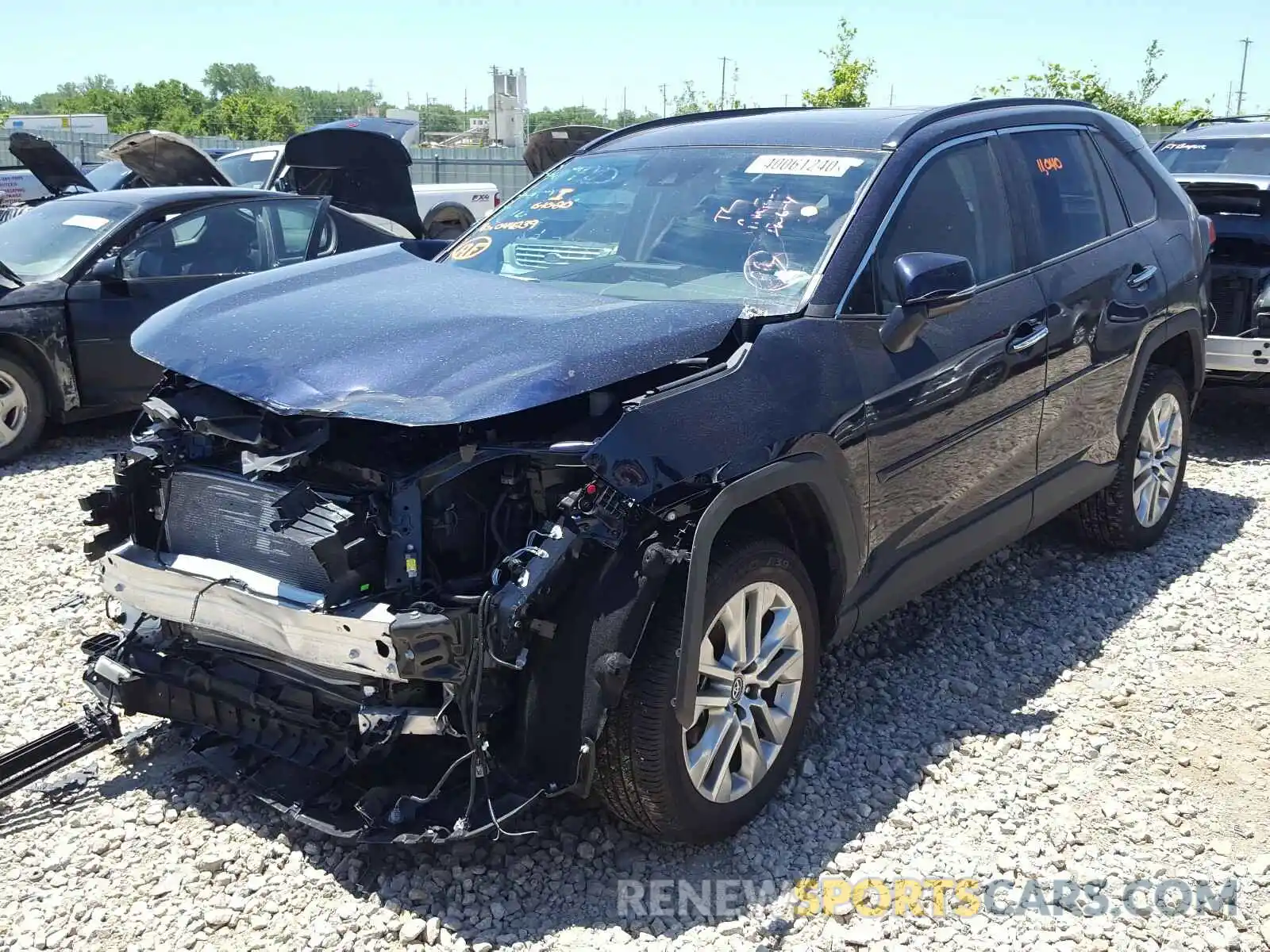 2 Photograph of a damaged car 2T3N1RFV8KC044239 TOYOTA RAV4 2019