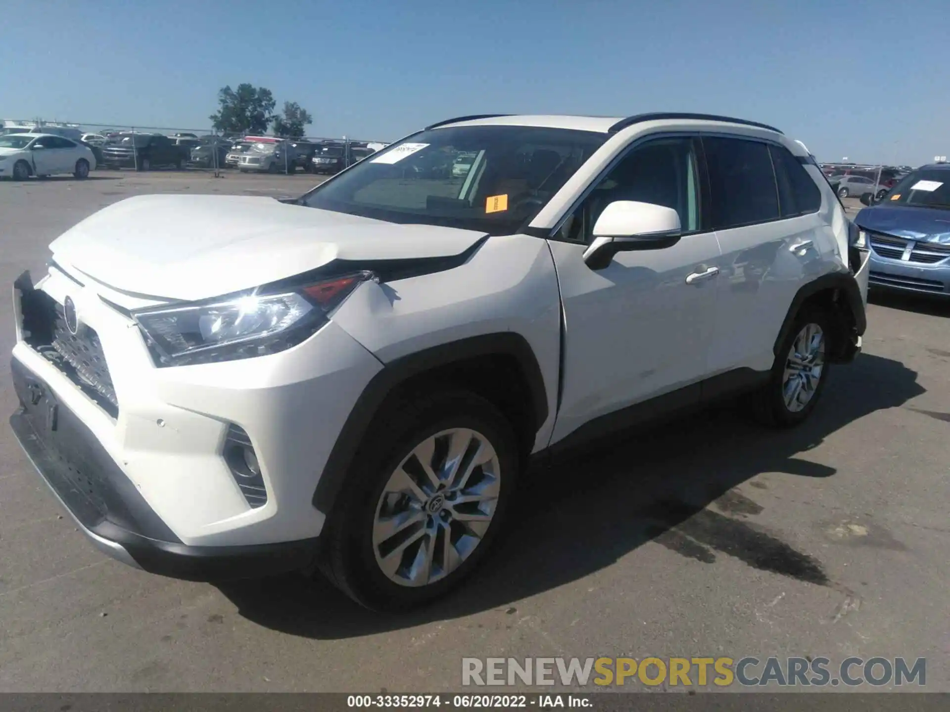 2 Photograph of a damaged car 2T3N1RFV8KC054768 TOYOTA RAV4 2019