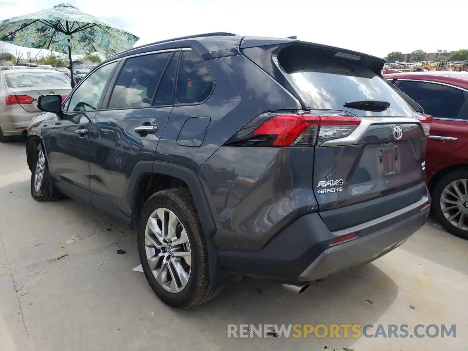 3 Photograph of a damaged car 2T3N1RFV8KW047222 TOYOTA RAV4 2019