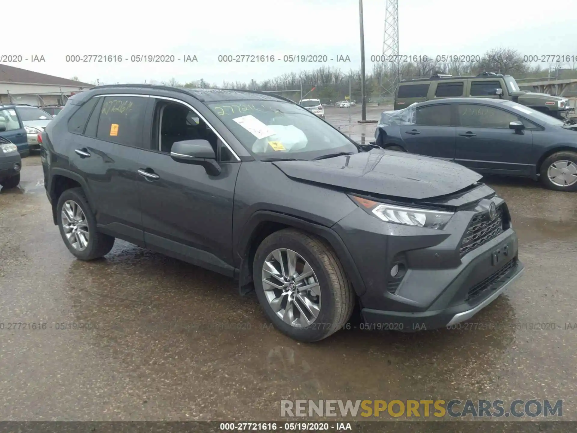 1 Photograph of a damaged car 2T3N1RFV9KC017308 TOYOTA RAV4 2019