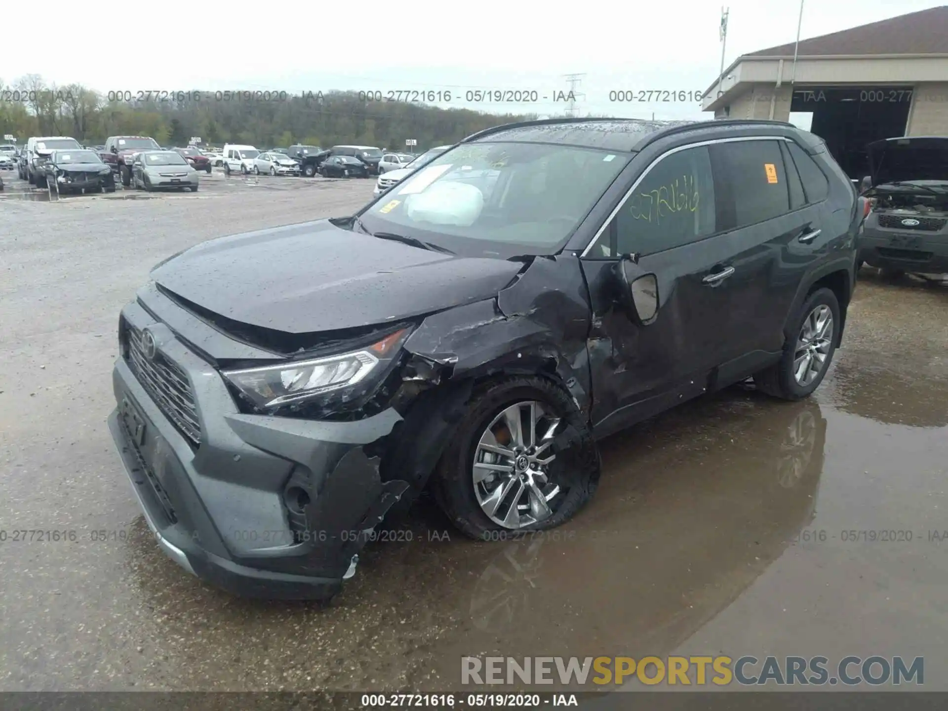 2 Photograph of a damaged car 2T3N1RFV9KC017308 TOYOTA RAV4 2019