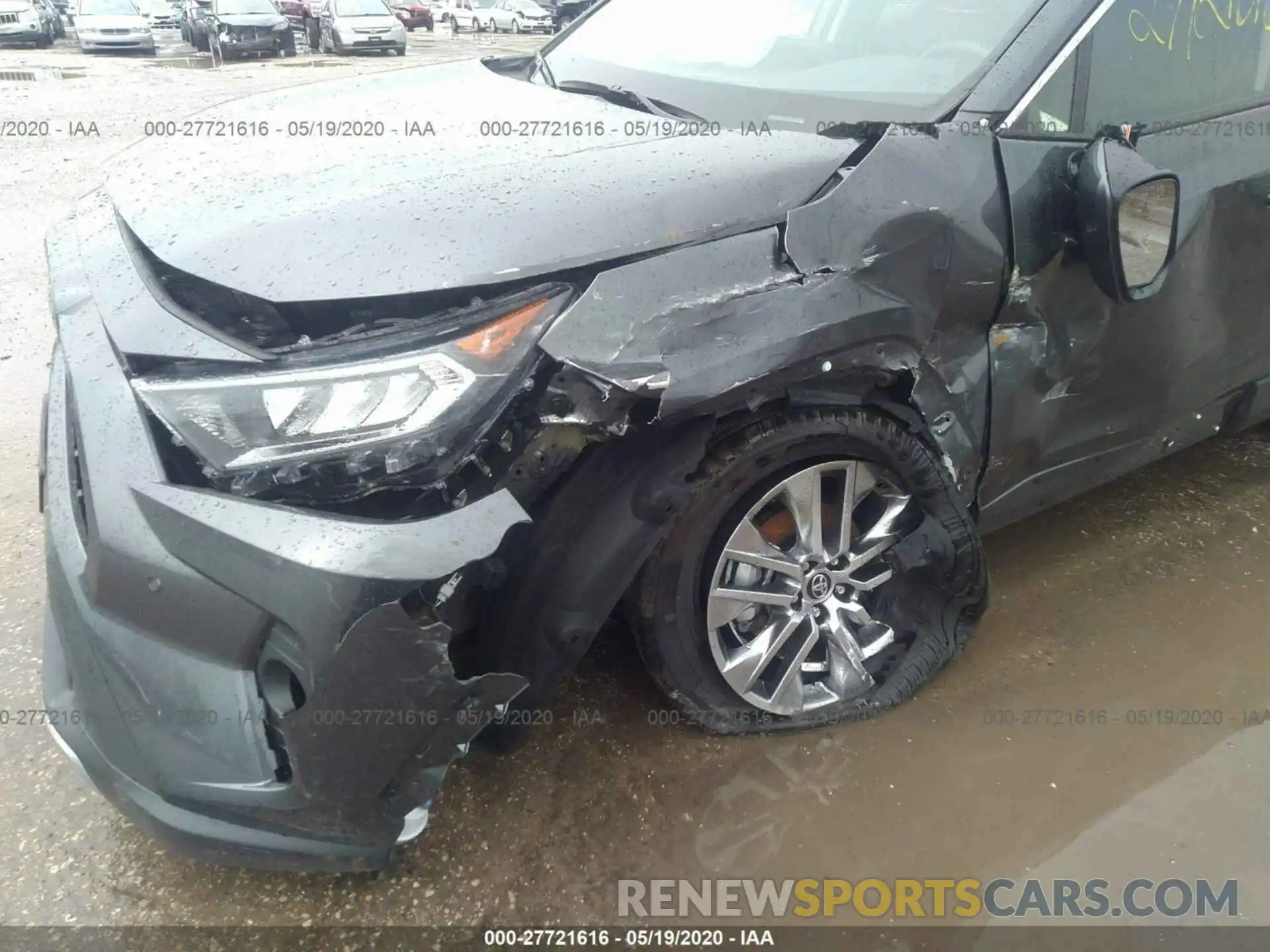 6 Photograph of a damaged car 2T3N1RFV9KC017308 TOYOTA RAV4 2019