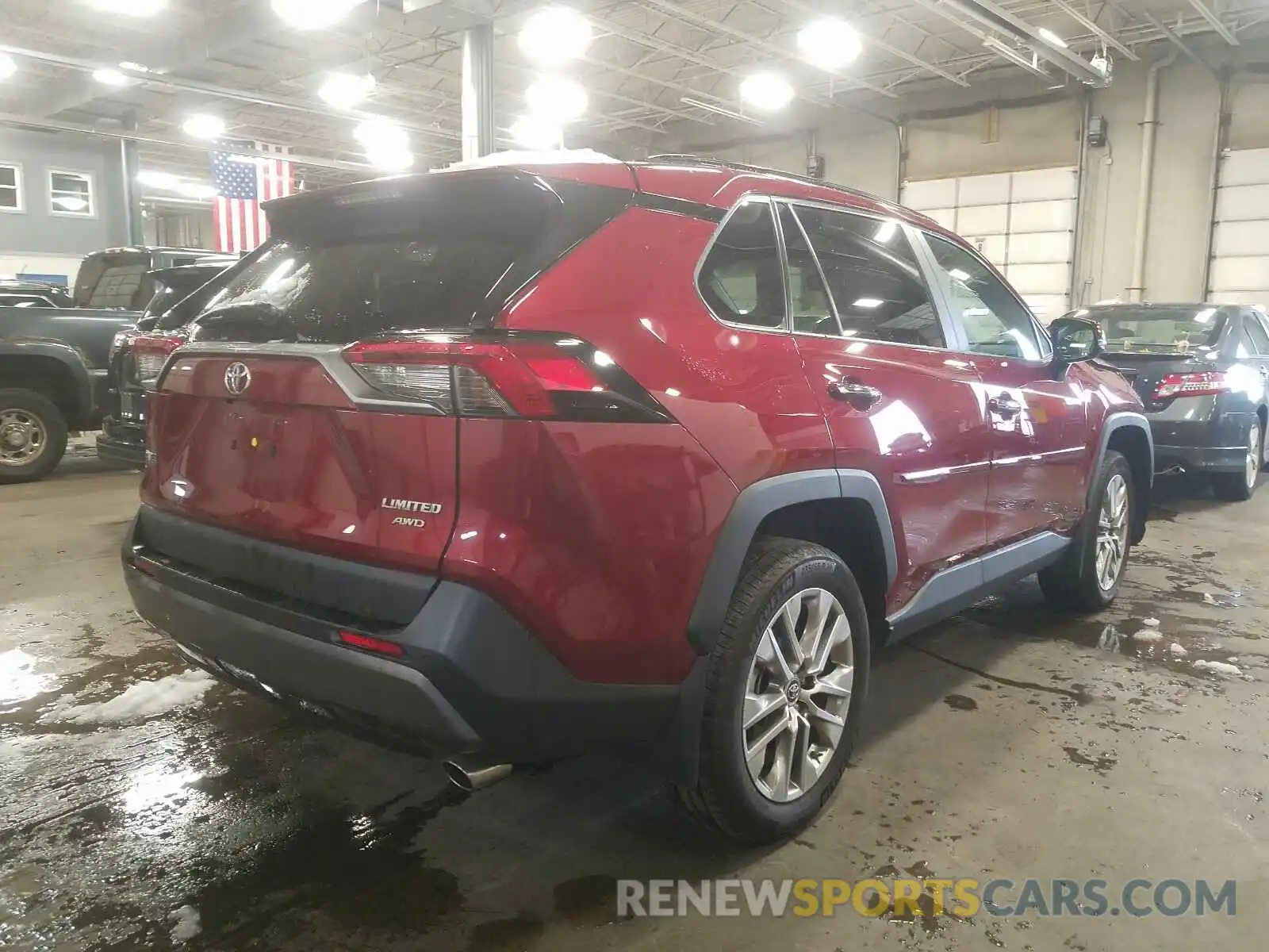 4 Photograph of a damaged car 2T3N1RFV9KC019219 TOYOTA RAV4 2019