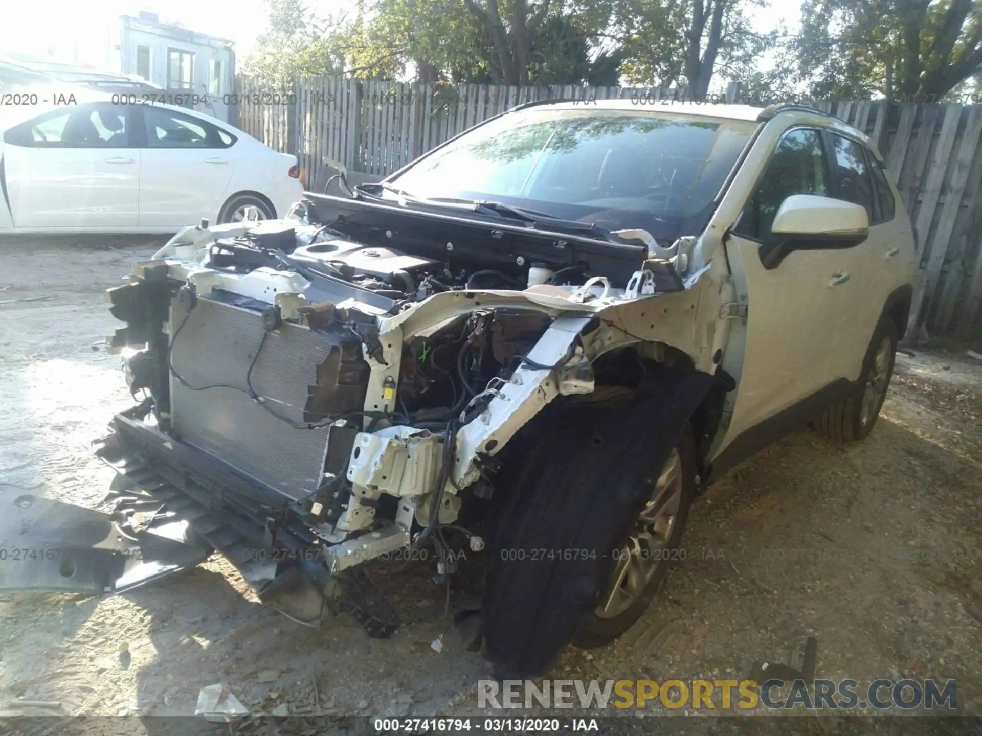 2 Photograph of a damaged car 2T3N1RFV9KC053046 TOYOTA RAV4 2019